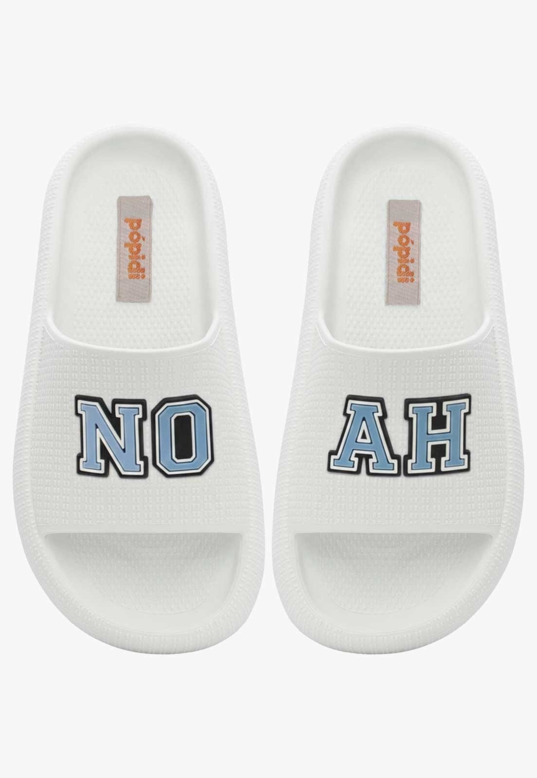 Infantil - Chinelo Pópidi Personalizado NOAH Estilo Nuvem Branco