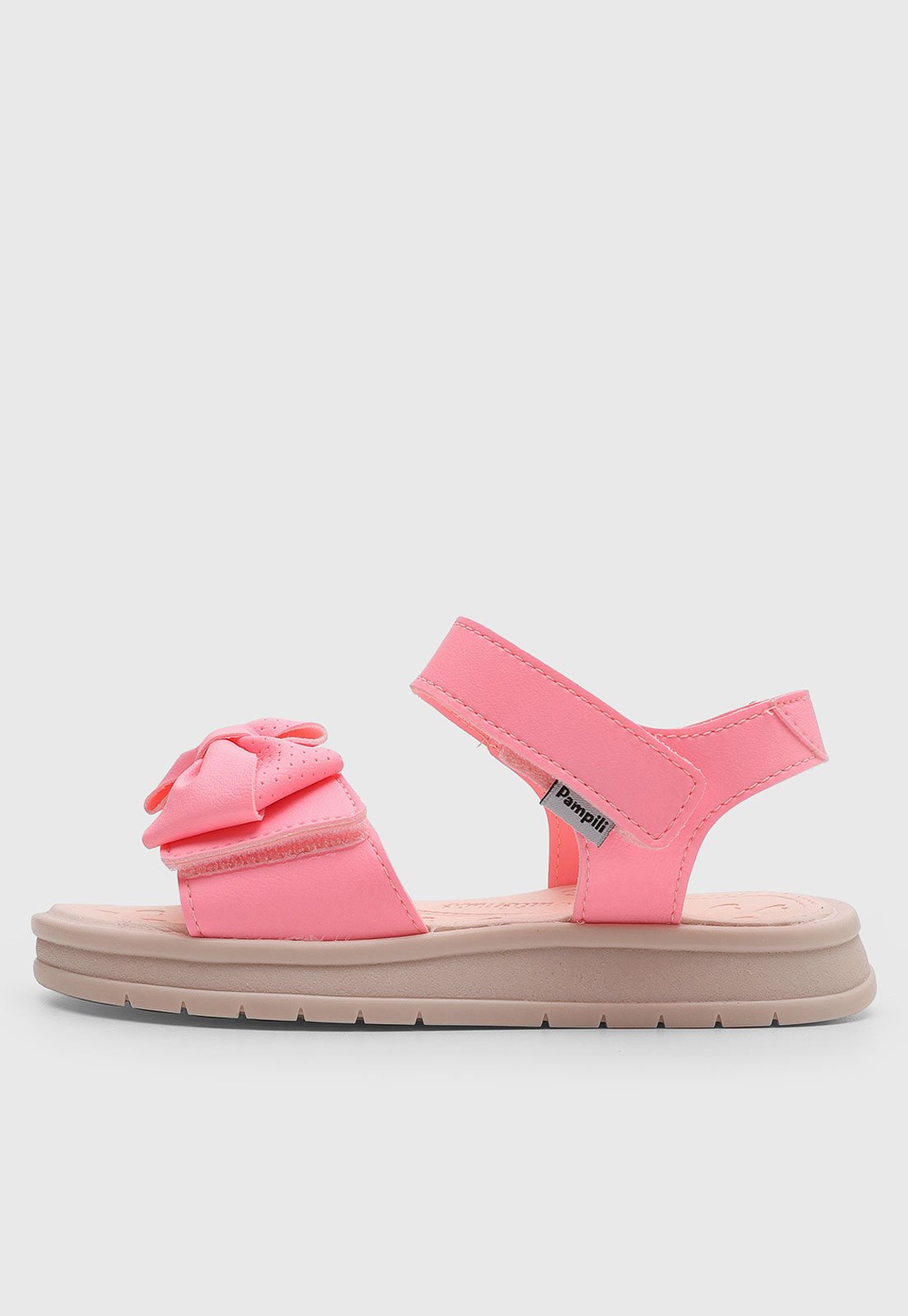 Vista 3 Infantil - Sandália Pampili Papete Petit rosa Pampili rosa
