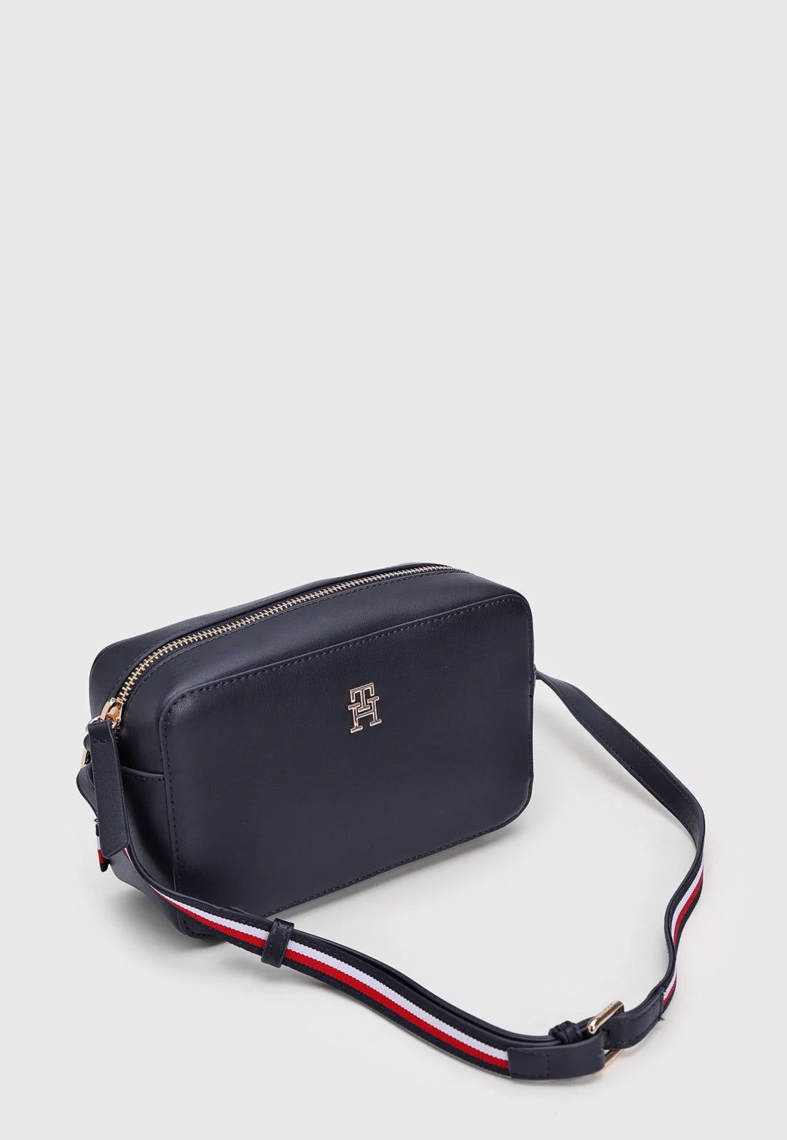 Vista 3 Bolsa Feminina Tommy Hilfiger Média Logo azul marinho Tommy Hilfiger azul marinho