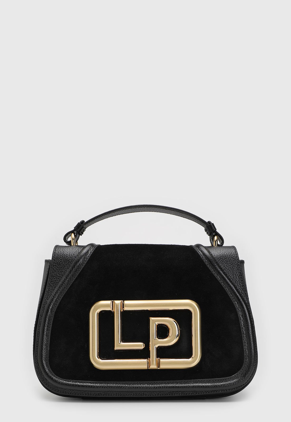 Bolsa Tiracolo Lança Perfume Alça Dupla Preta
