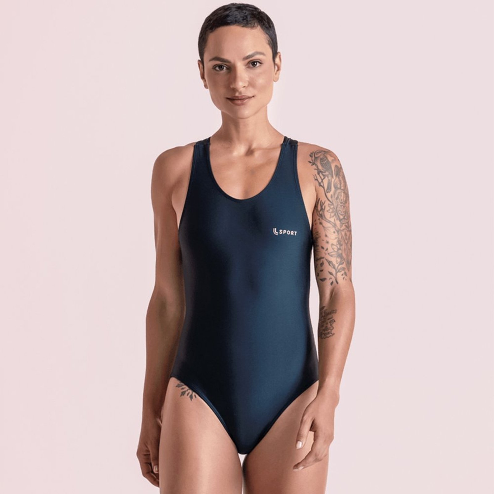 Maiô Sport Lupo Itapuâ Para Nataçã Preto