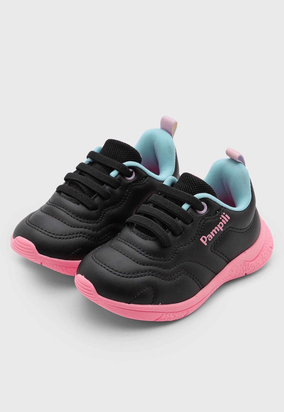 Infantil - Tênis Pampili Cano Baixo Preto