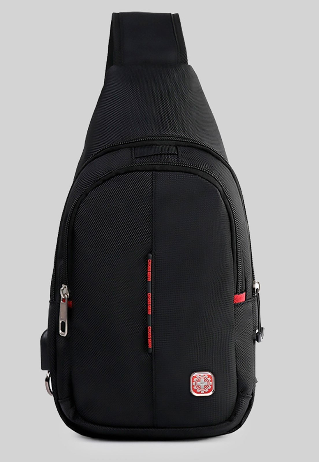Shoulder Bag Transversal Antifurto Saída USB Crossgear