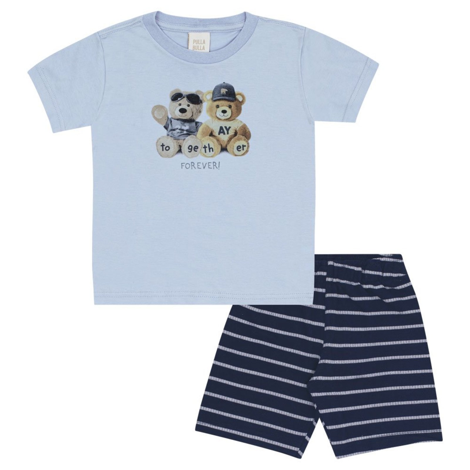 Infantil - Conjunto Azul Primeiros Passos Menino - 53376-904