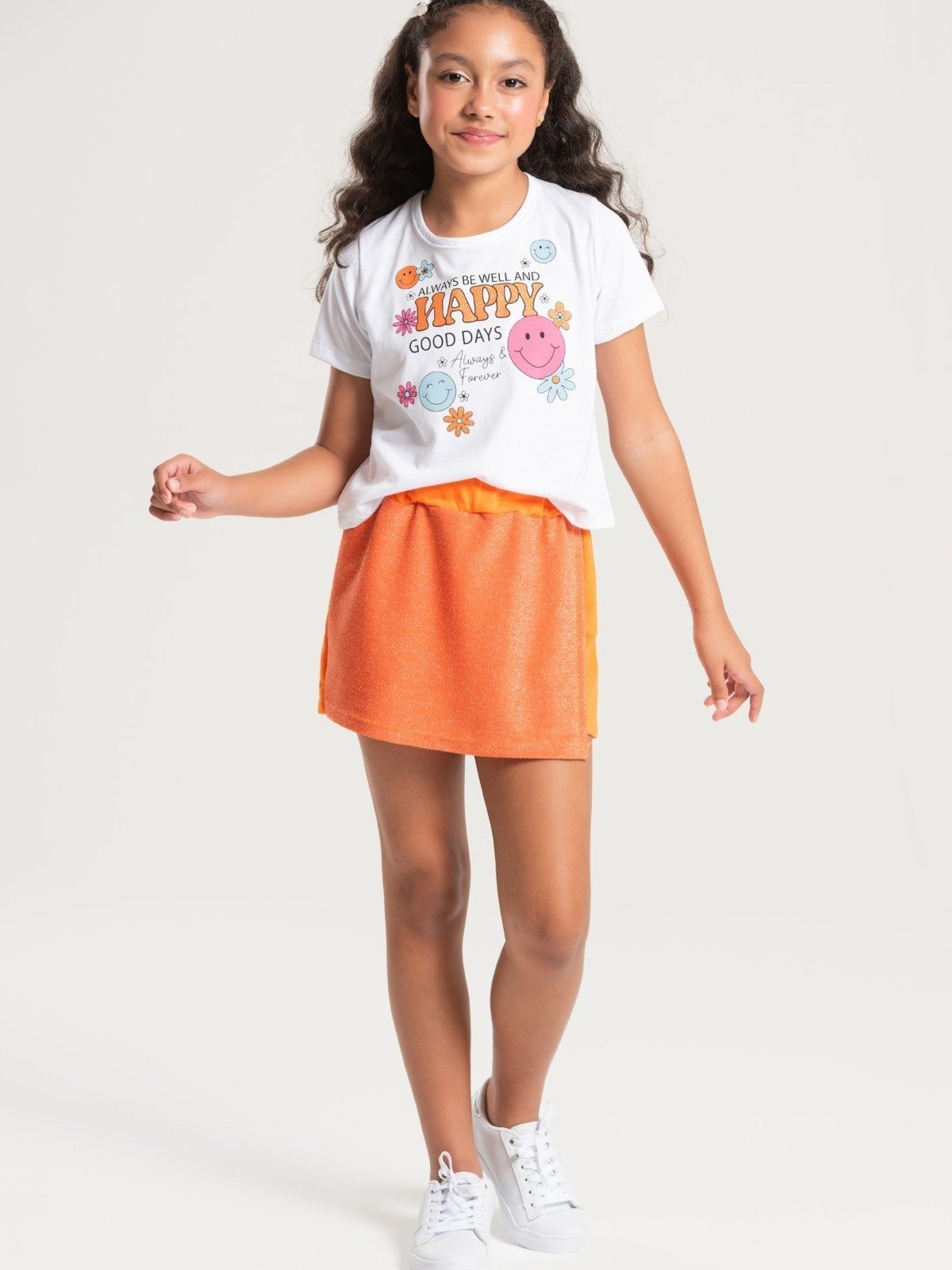 Vista 3 Infantil - Conjunto Platinum Brilho Da Felicidade PLATINUM KIDS branco PLATINUM KIDS branco