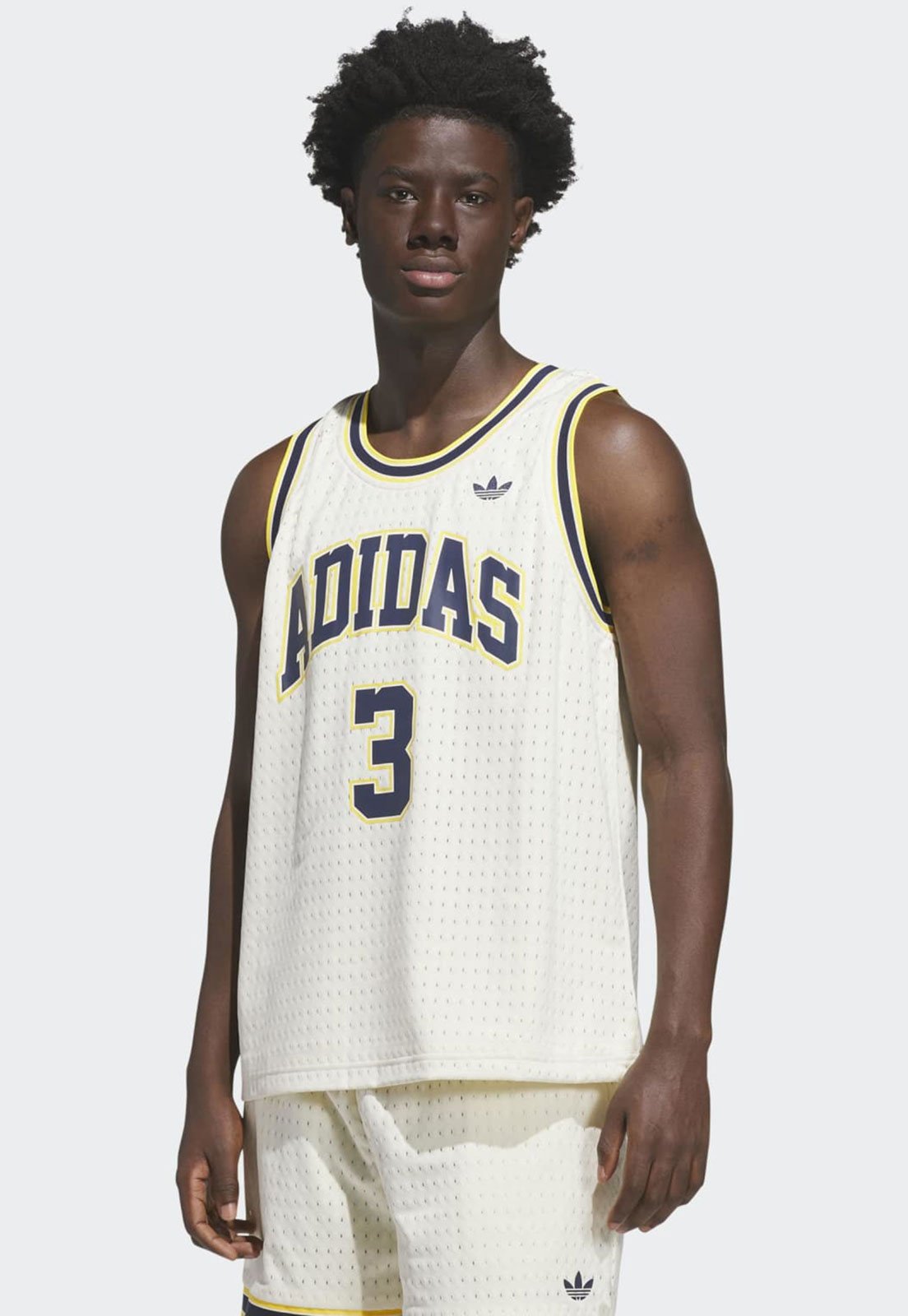 Regata Masculina adidas Originals Jersey Branca
