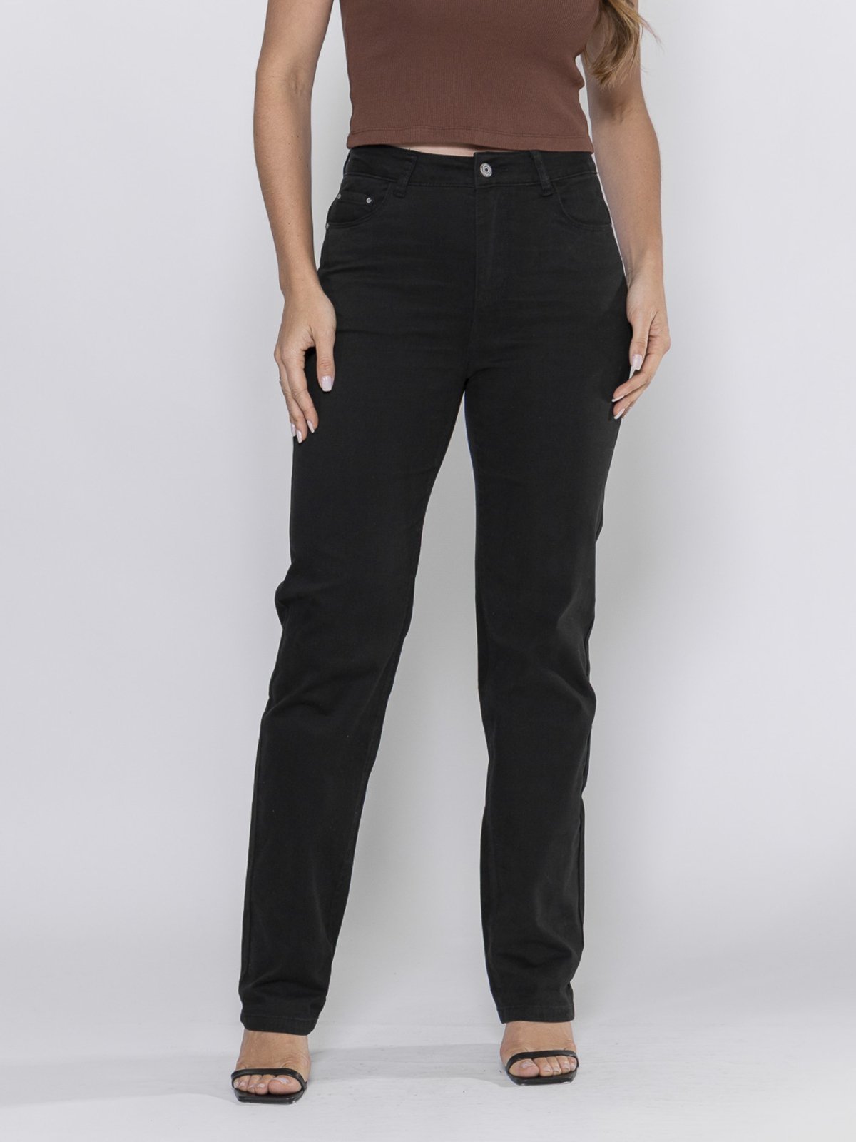 Calça Feminina Reta com Bolso Crocker – 50589