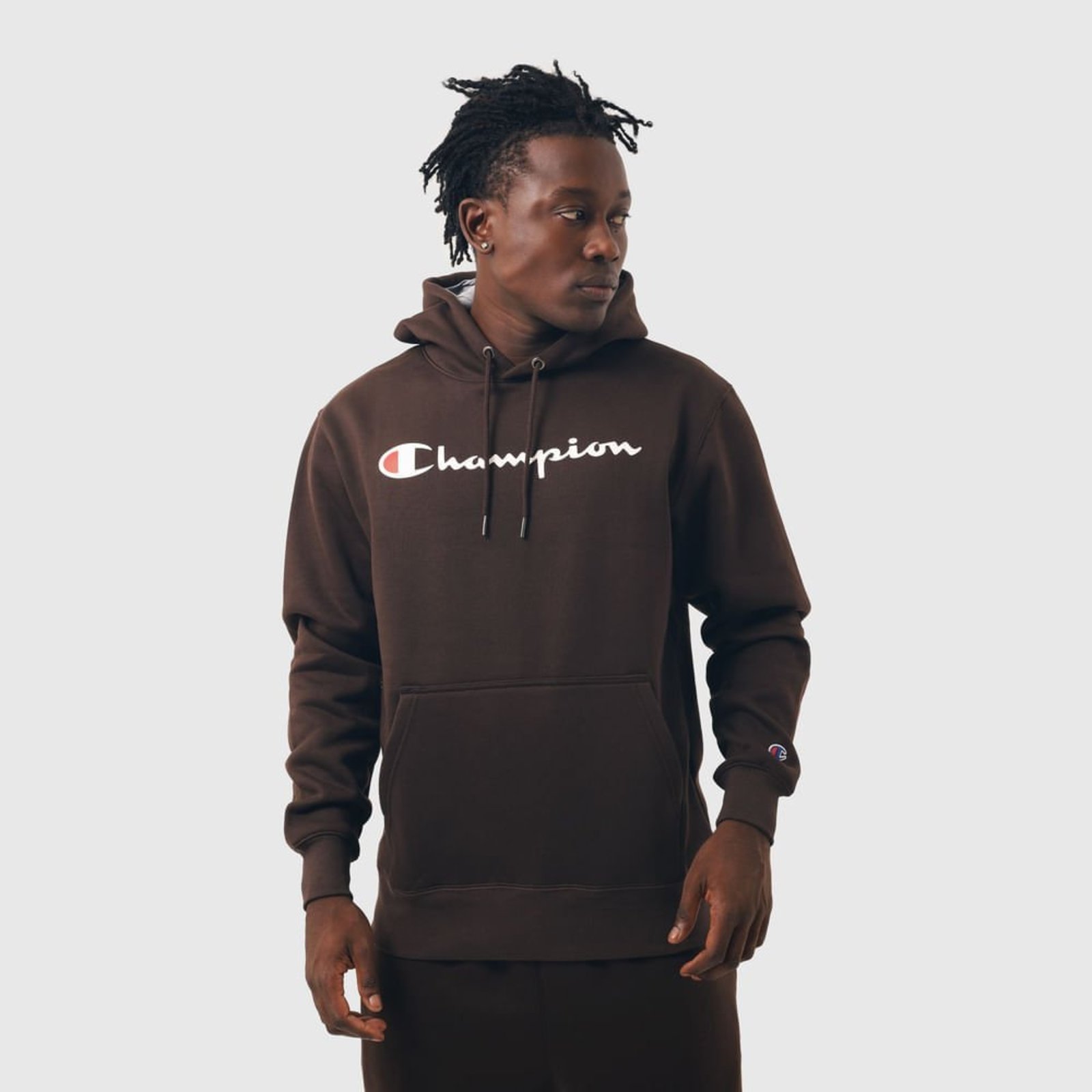 MOLETOM CHAMPION ATHLETIC HOODIE SCRIPT LOGO INK
