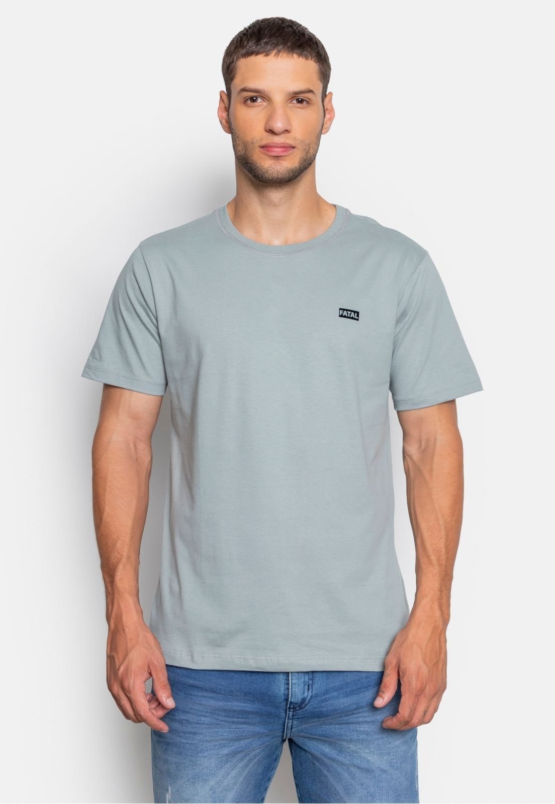 Camiseta Fatal Fashion Basic She Loves Verde Claro