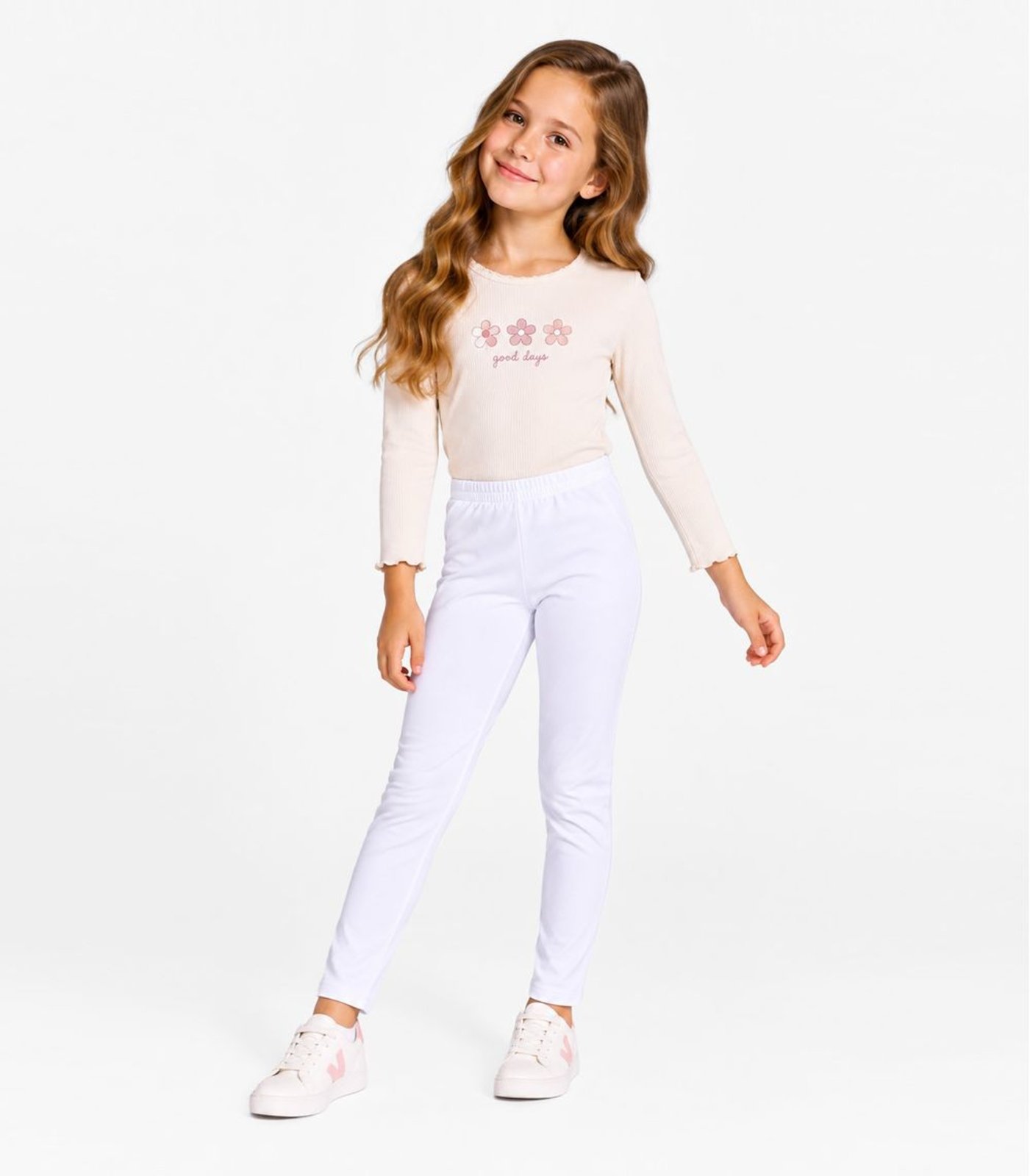 Legging em Suedine Select Branco