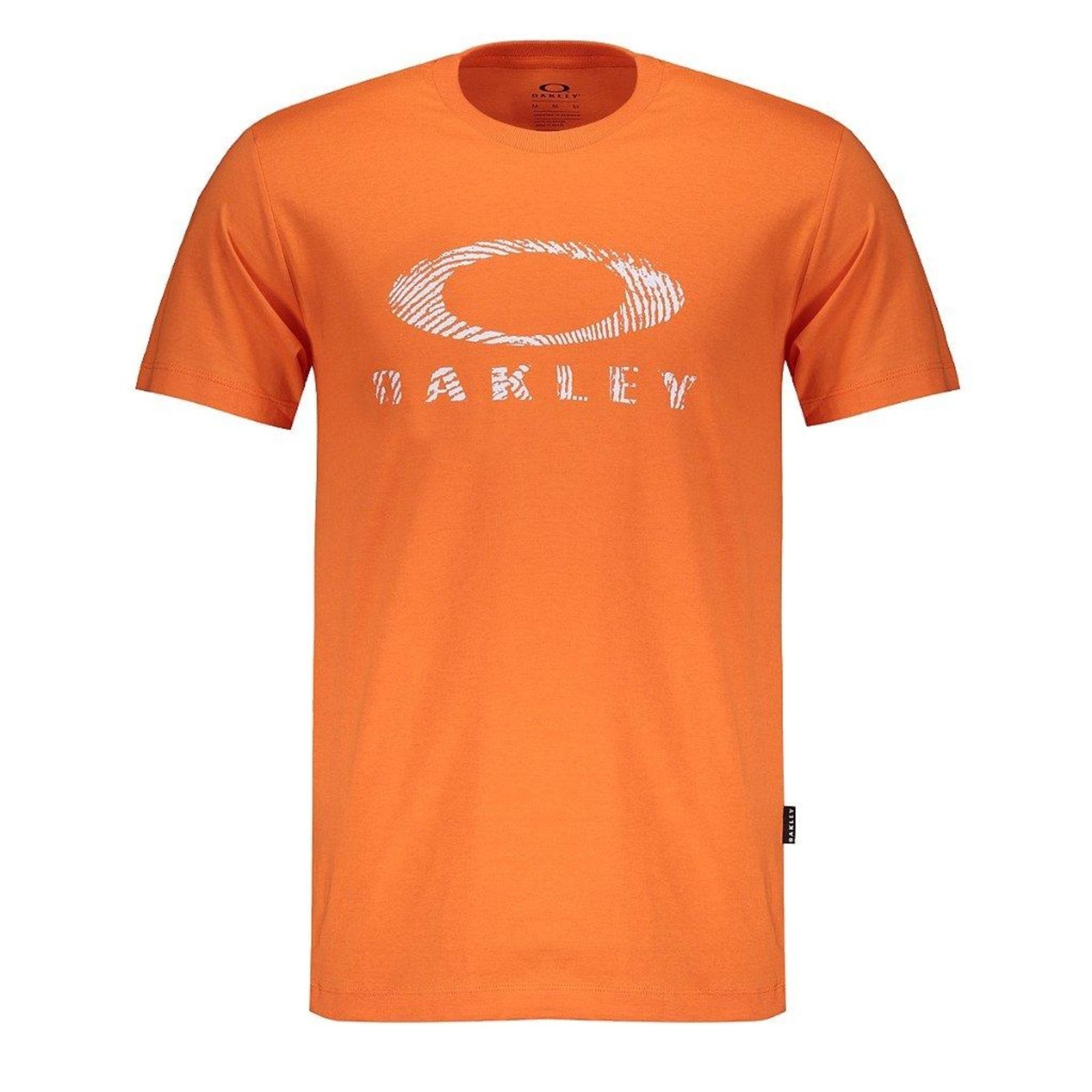 Camiseta Oakley Ellipse Fingerprint SM26 Neon Orange
