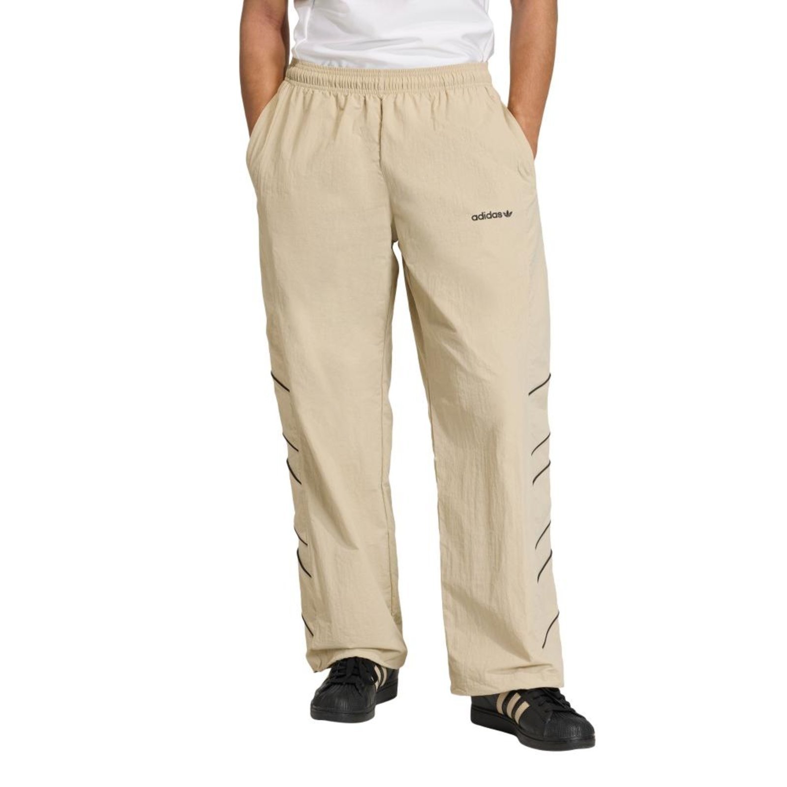 Calça Esportiva Cutline adidas Originals Bege