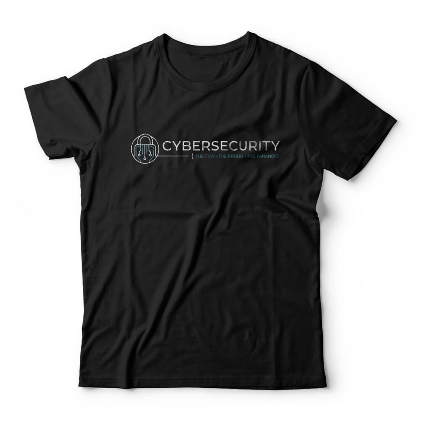 Camiseta Cybersecurity The Paranoid - Preto