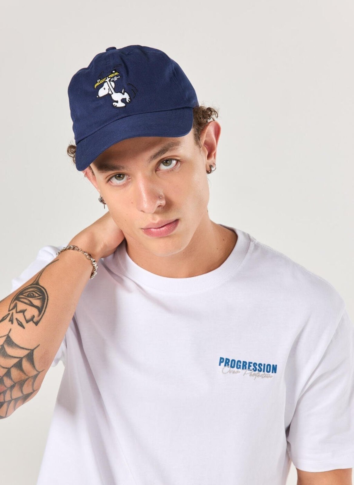 Vista 2 Boné Marinho Snoopy Skate Youcom azul marinho Youcom azul marinho