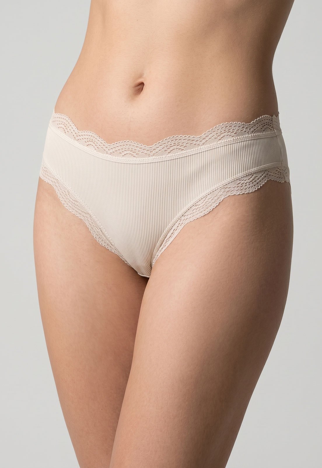 Calcinha Feminina Liz Biquíni Renda Off-White