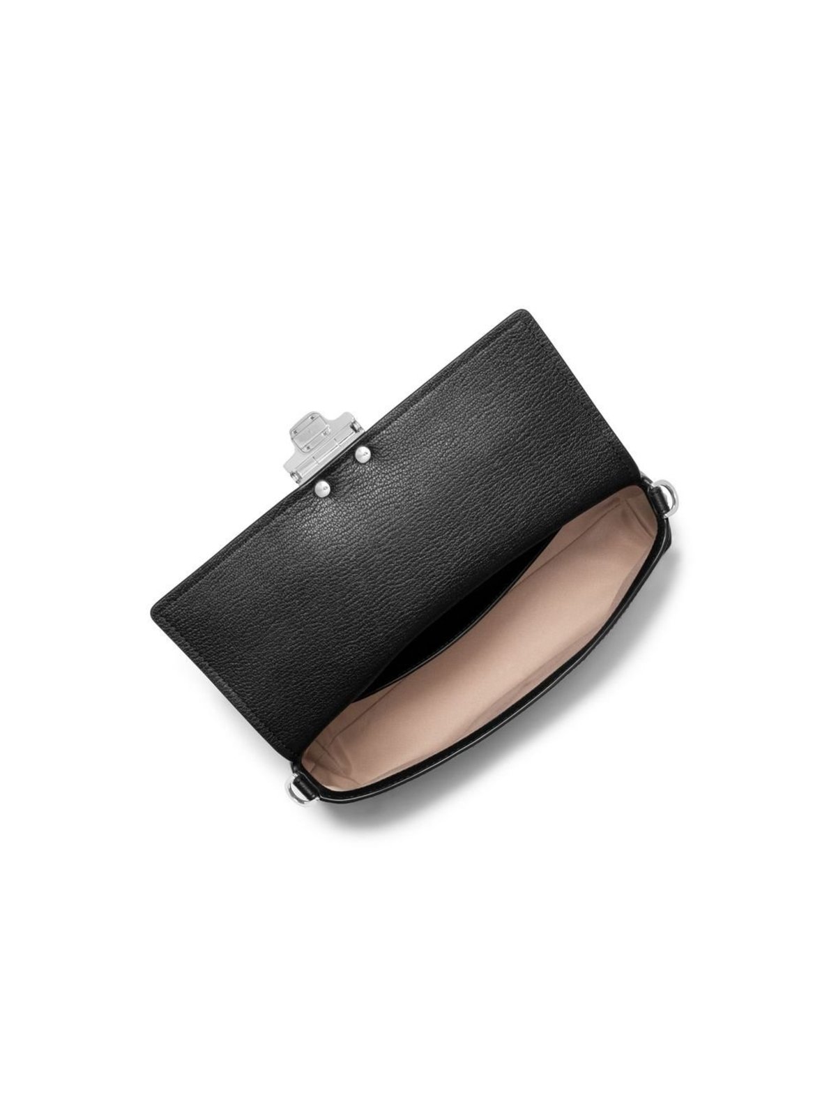Vista 3 Bolsa Transversal Addie Média Em Couro 32S5S9XC8T001 Michael Kors preto Michael Kors preto