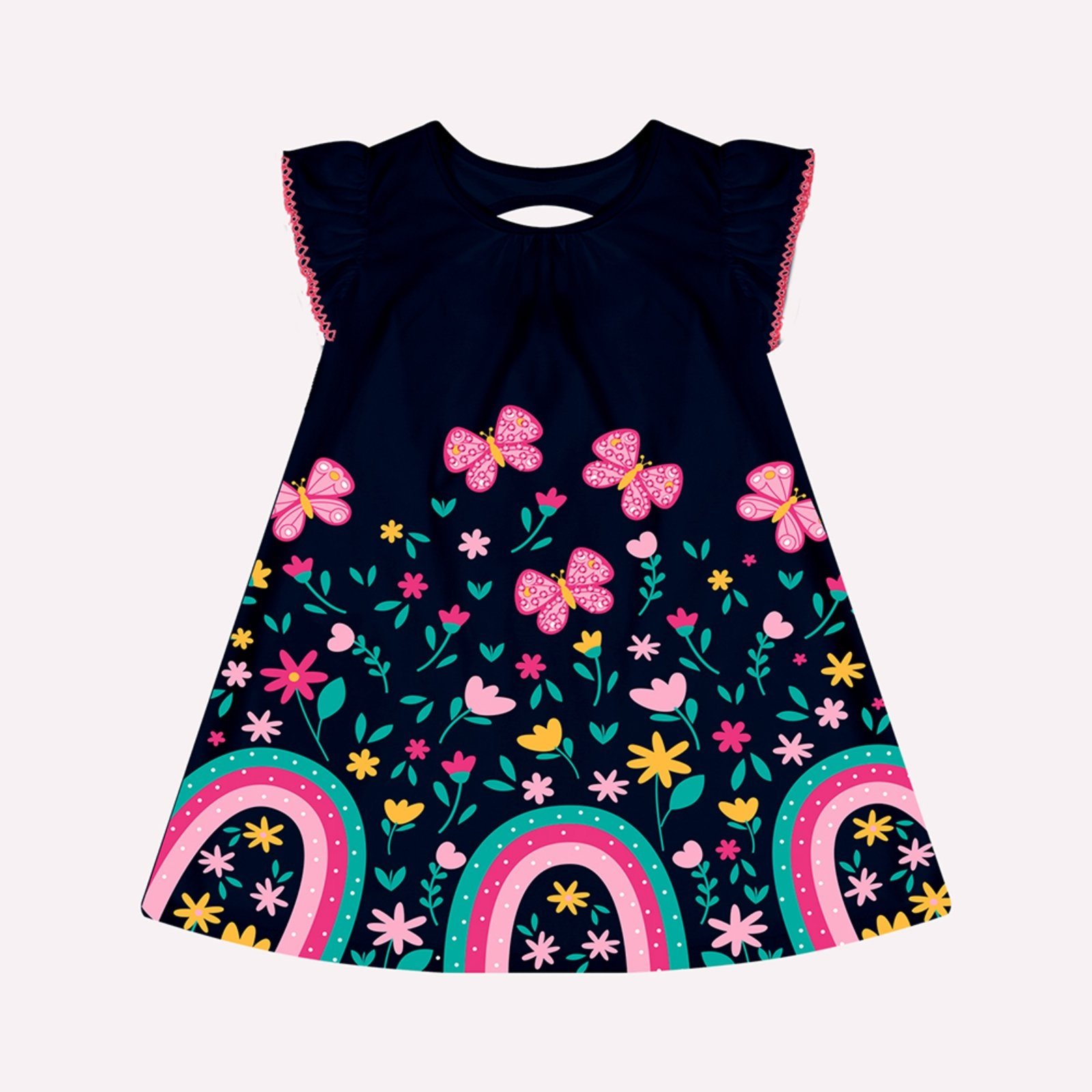 Infantil – Vestido Menina Flores Kyly
