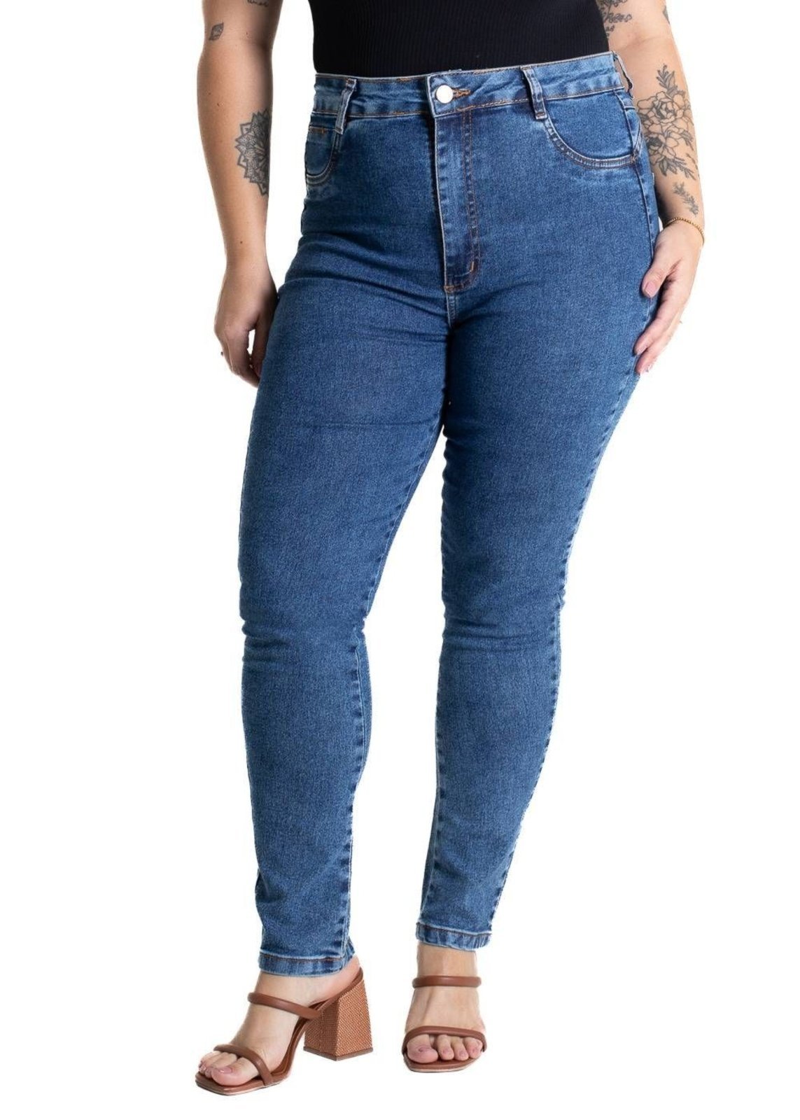 Calça Jeans Sawary Push Up Plus Size – 280613 – Azul – Sawary