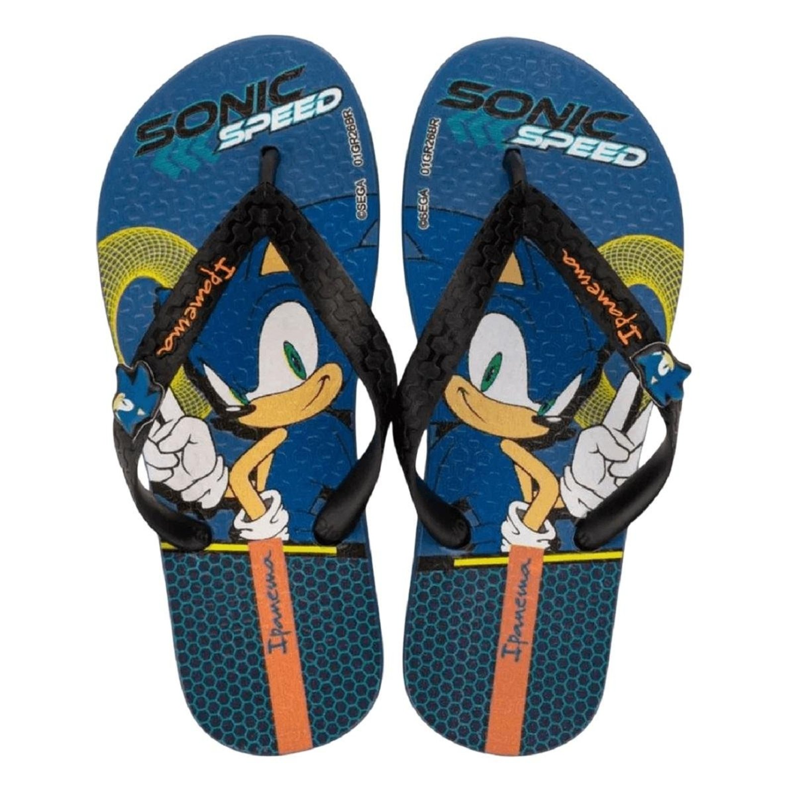 Infantil - Chinelo Menino Ipanema Sonic Lets Azul
