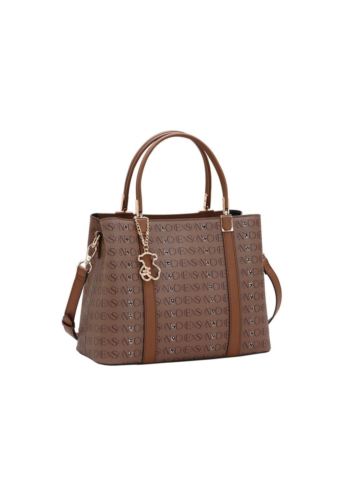 Bolsa Feminina Chenson Cristal Monograma 3485397 Café