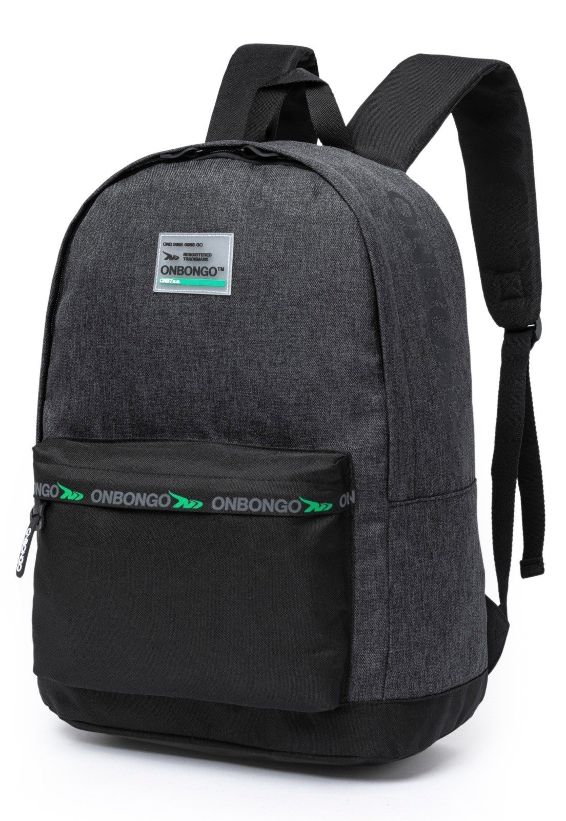 Bolsa Mochila Cinza Dia a dia Notebook Reforçada Onbongo