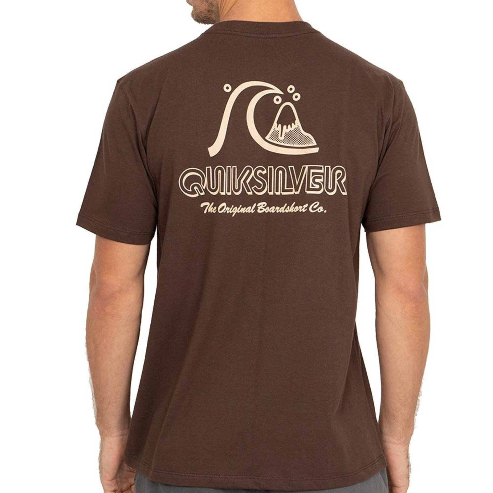 Camiseta Quiksilver The Original WT26 Masculina Marrom