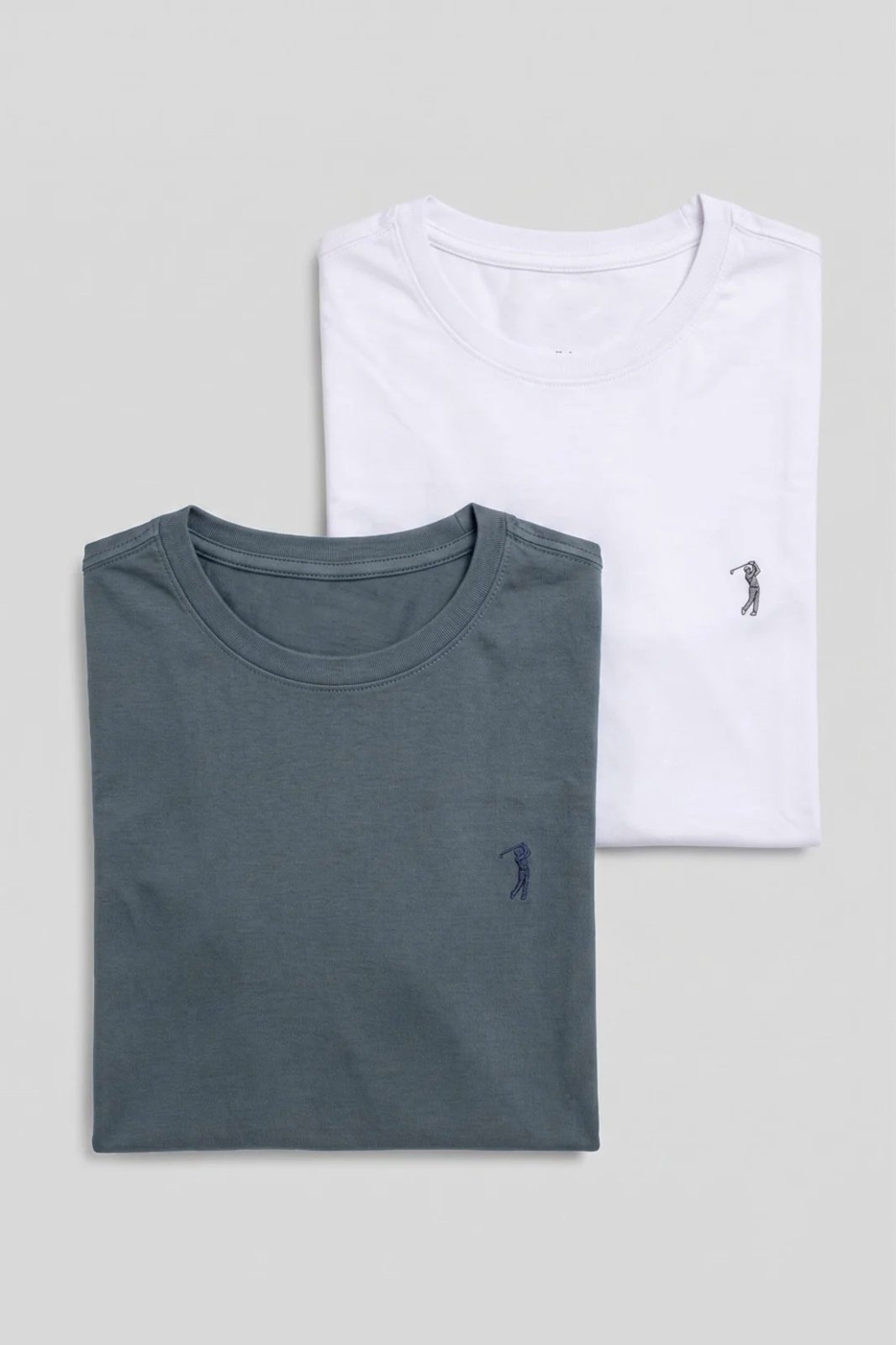 Kit Camiseta Masculina Aleatory Gola Redonda Manga Curta Grafite