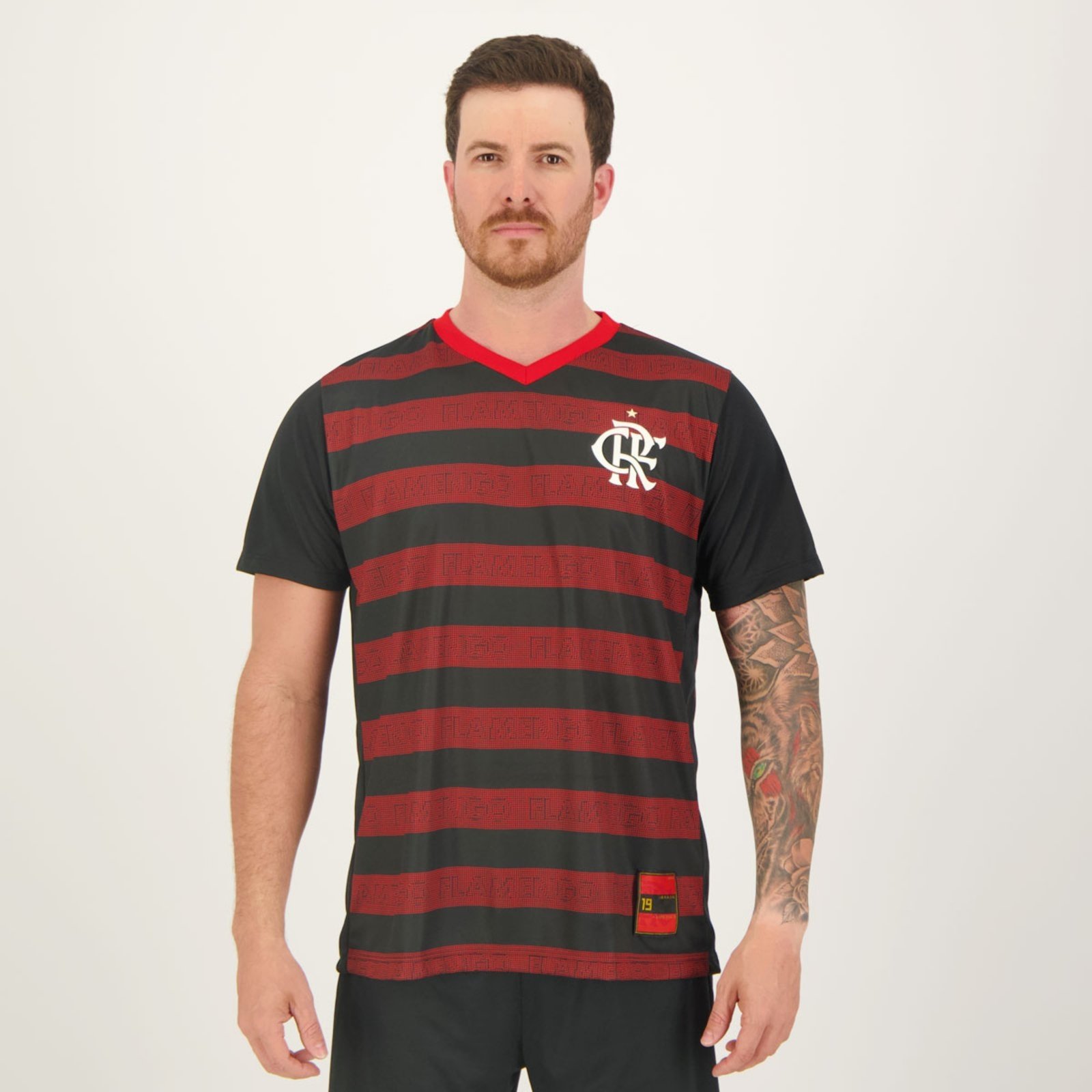 Camisa Flamengo Nine Preta e Vermelha