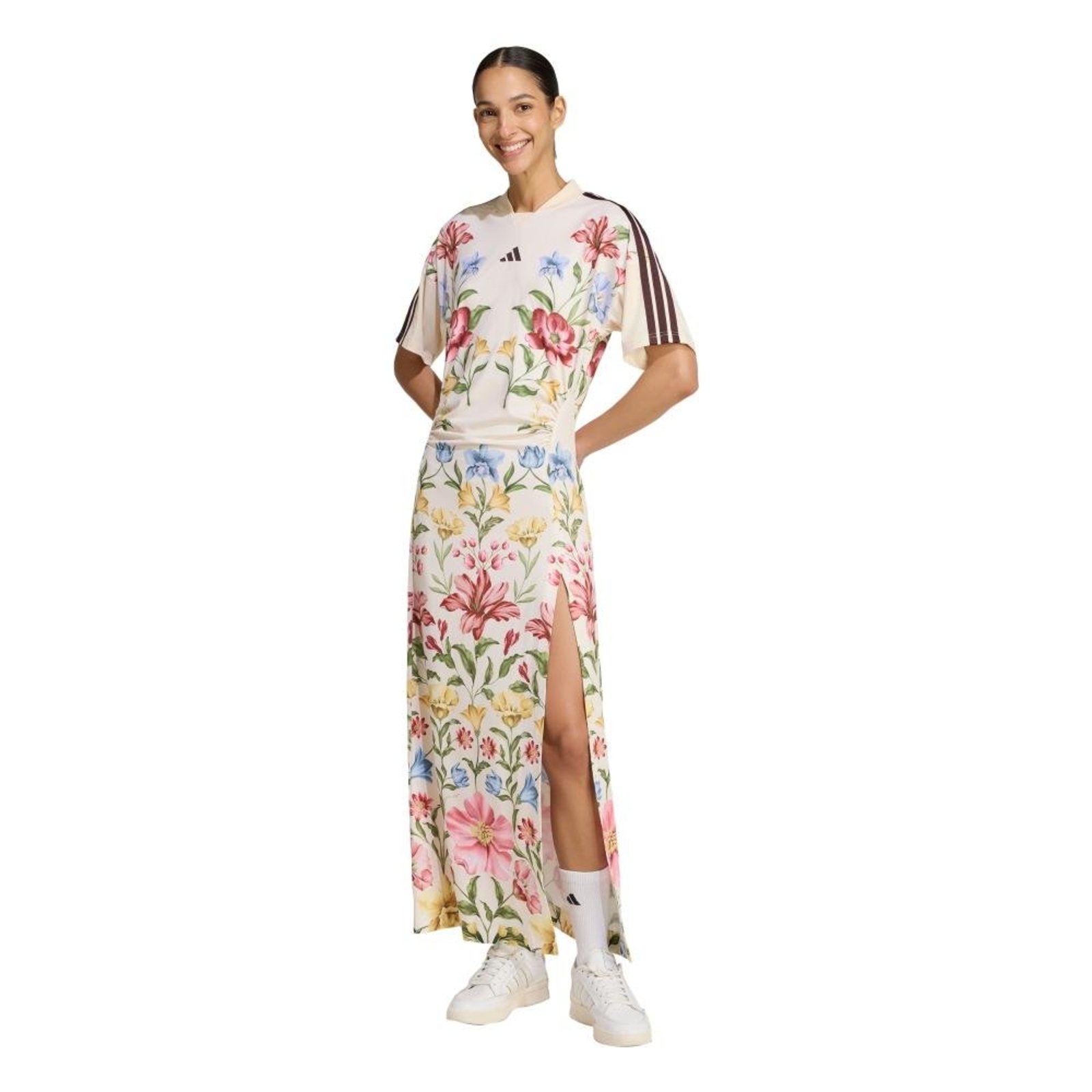 Vestido Premium Adidas X FARM Rio adidas Sportswear Bege