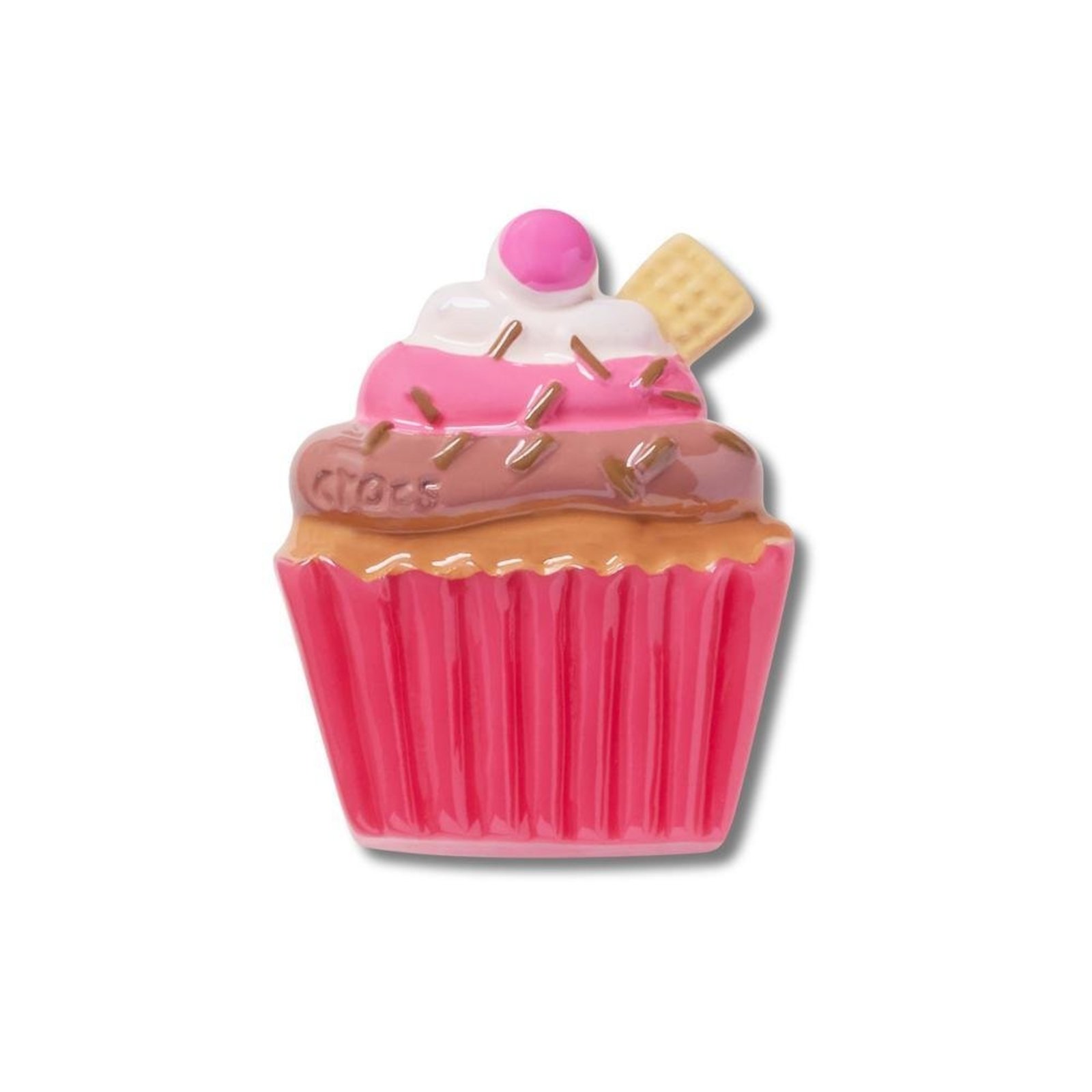 Infantil - Jibbitz™ Cupcake De Chocolate Único Branco