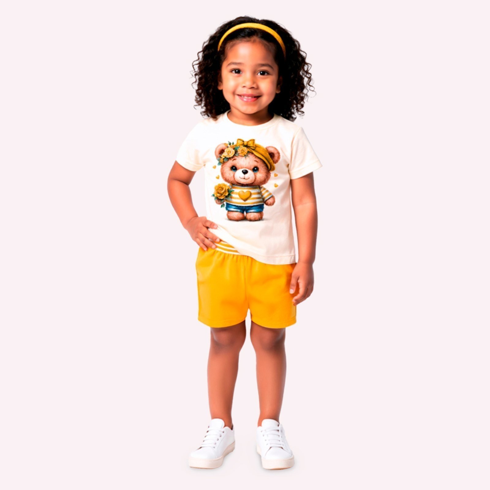 Infantil - Conjunto Menina em Algodão Kyly