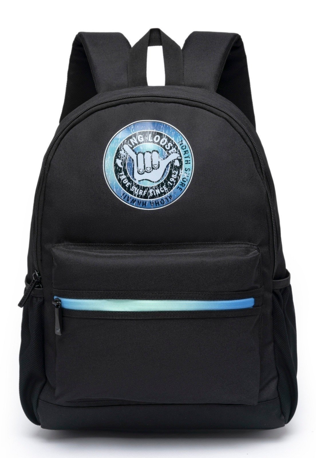 Mochila Moderna Masculina Hang Loose Reforçada Escolar Trabalho Casual