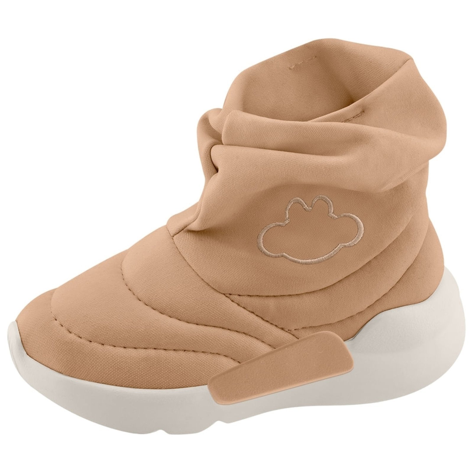 Vista 2 Infantil - Tênis Cano Alto Feminino Lilica Ripilica bege Lilica Ripilica bege