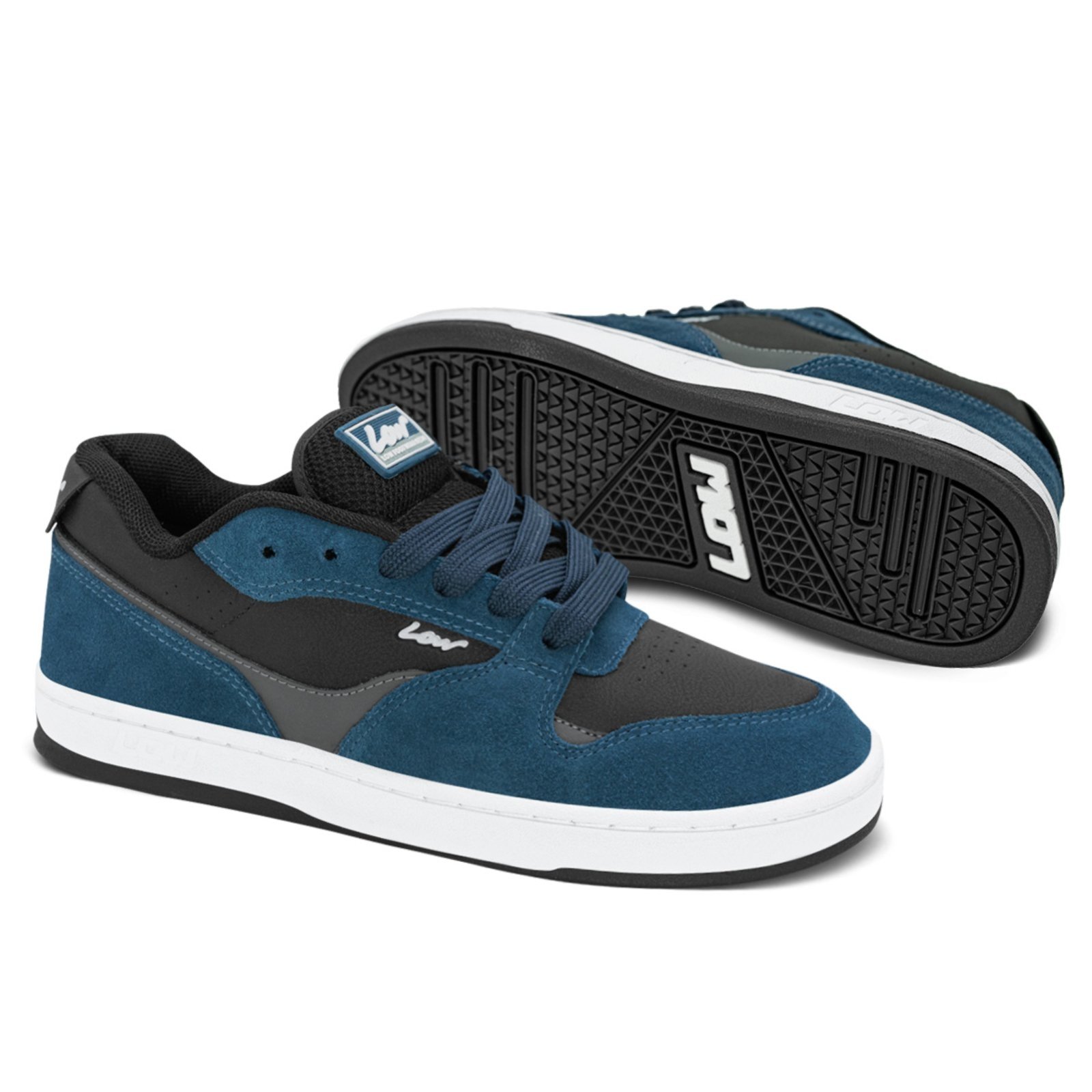 Vista 3 Tênis Low Unissex Camurça Core Loop Petrol Blue Azul Low Footwear azul petrol Low Footwear azul petrol