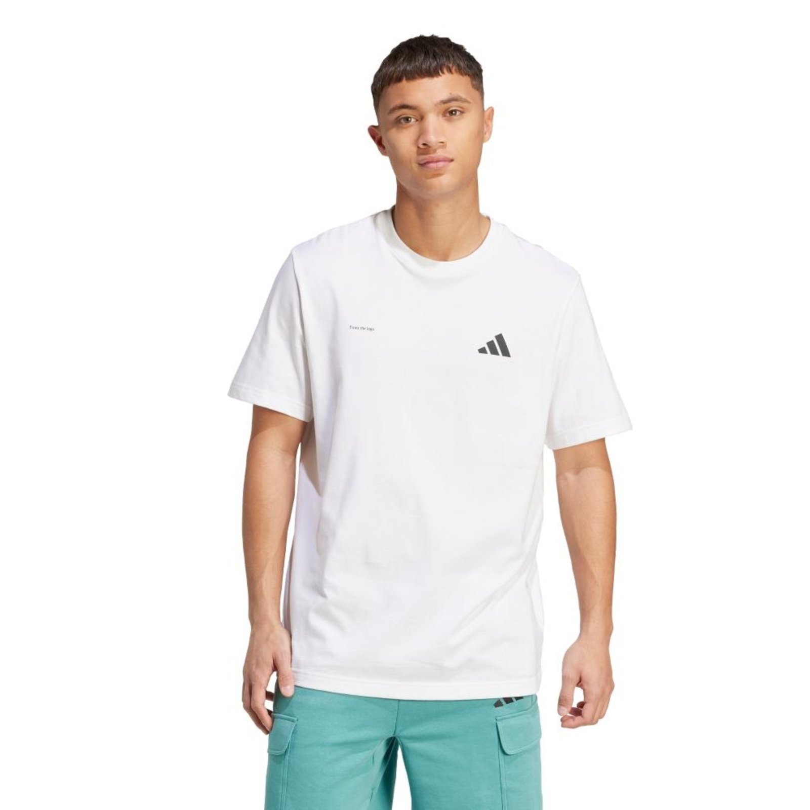 Lens Power Of Three Hoop Camiseta estampada adidas Sportswear Branco