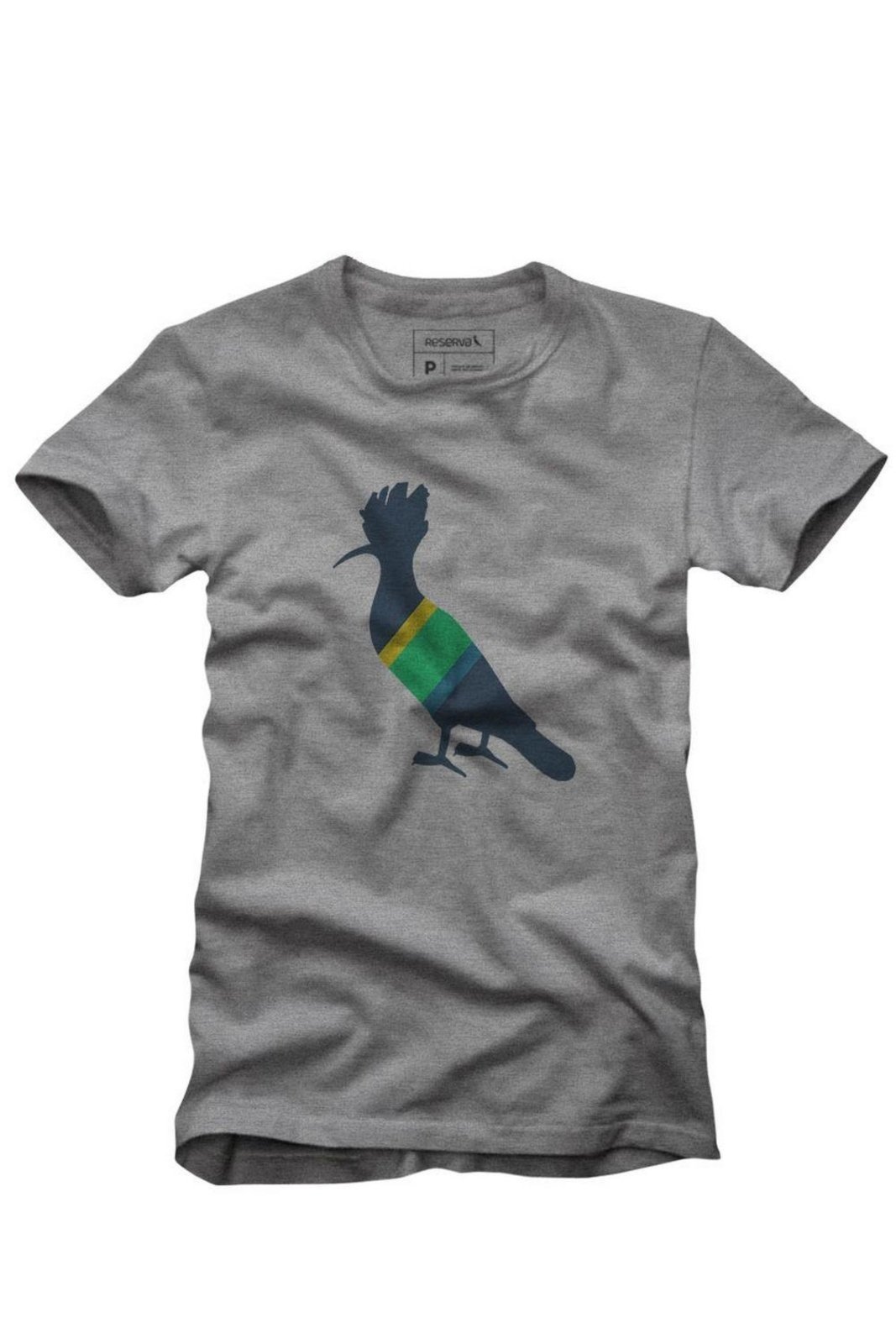 Camiseta Algodão Pica-Pau Patriota Reserva Cinza