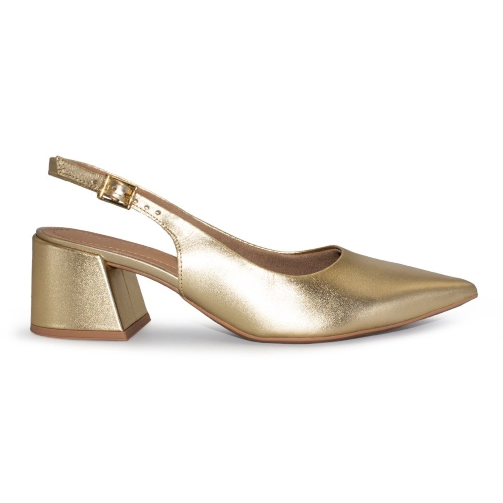 Slingback Usaflex Feminino Bico Fino Casual AK0202