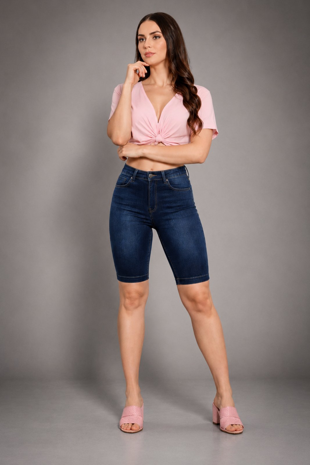 Bermuda Jeans Feminina Versátil: Do Casual ao Chic