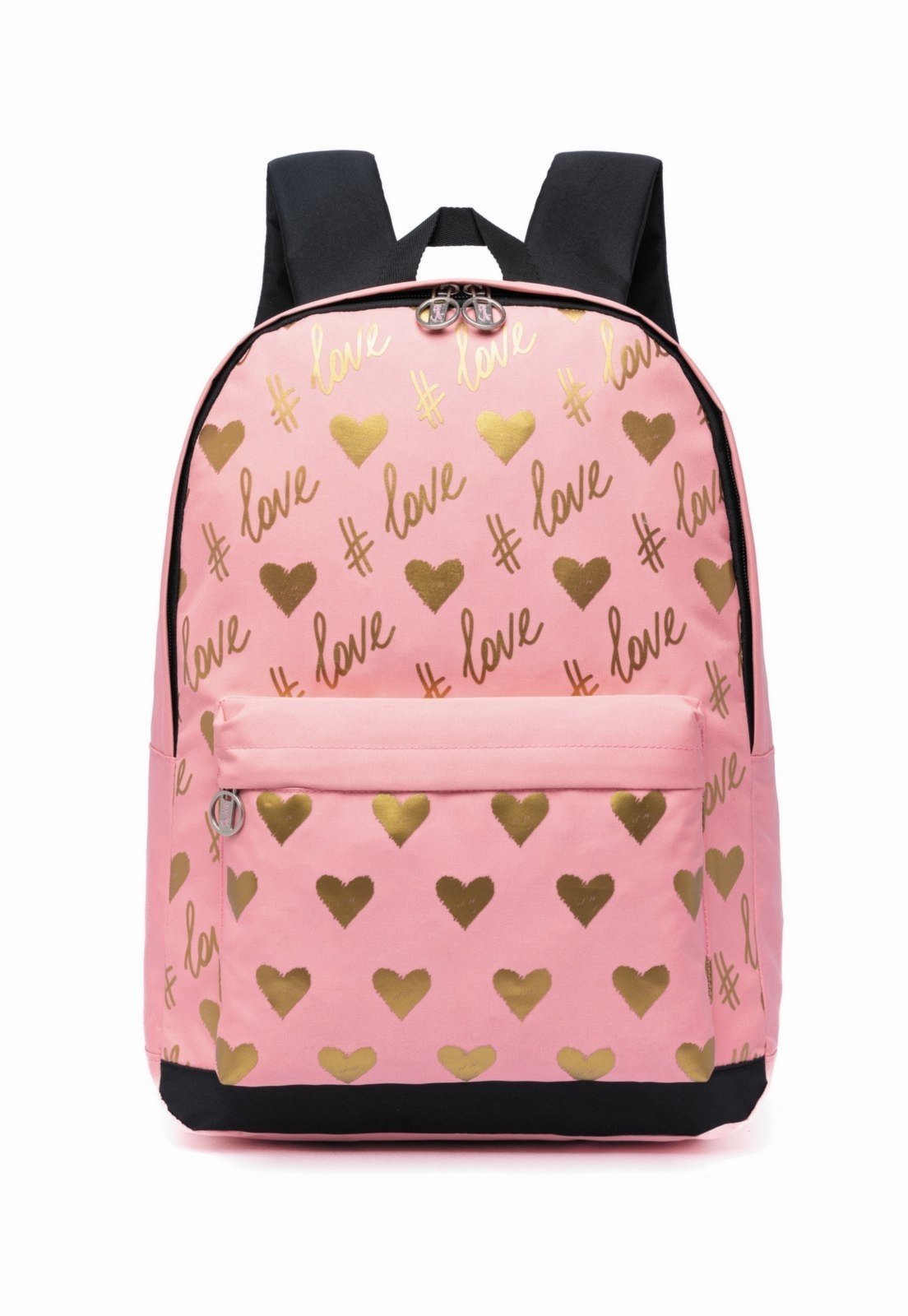 Vista 2 Infantil - Mochila Escolar Juvenil Menina Spector Espaçosa Casual Moderna Resistente rosa Spector rosa
