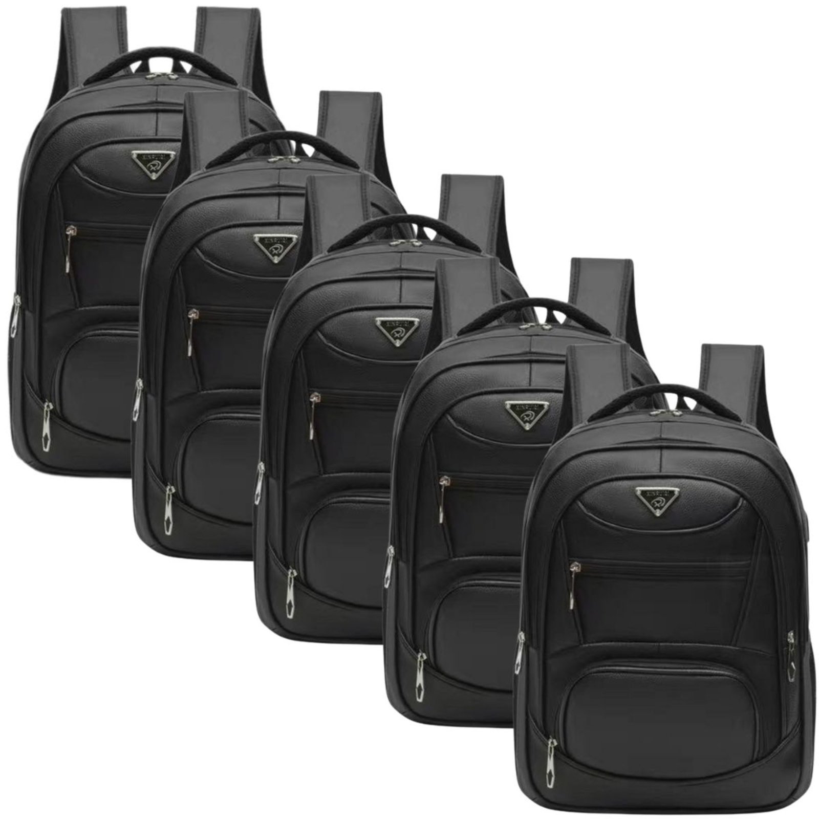 Mochila Masculina Executiva Escolar Notebook Reforçada Impermeável Kit 5 Atacado Star Shop