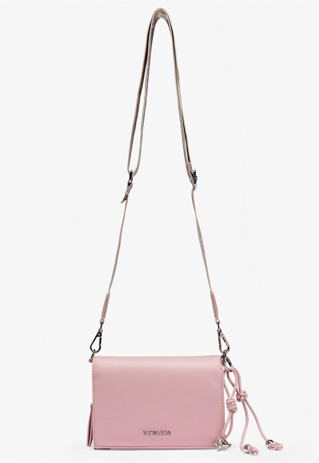 Bolsa De Ombro Cavalera Rosa Feminina Passeio