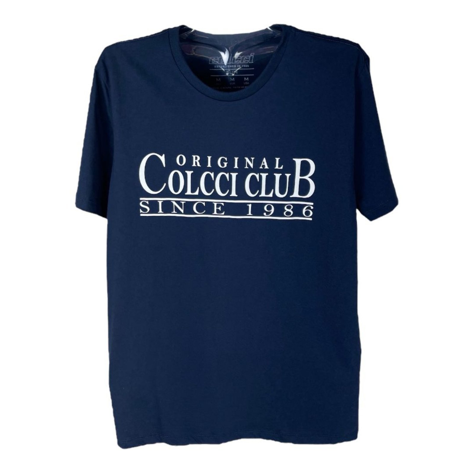 Camiseta Masculina Com Estampa Frontal Colcci Azul Sideral