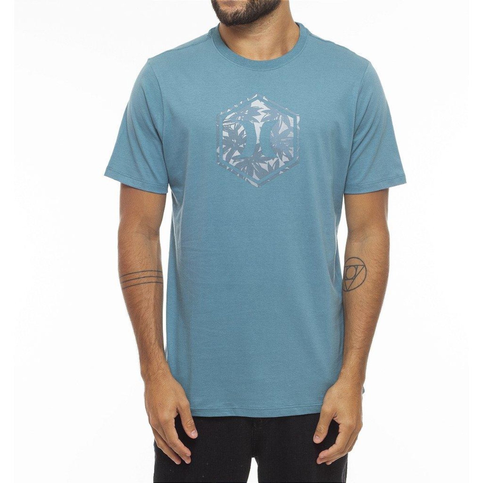 Camiseta Hurley Hexa WT23 Masculina Azul
