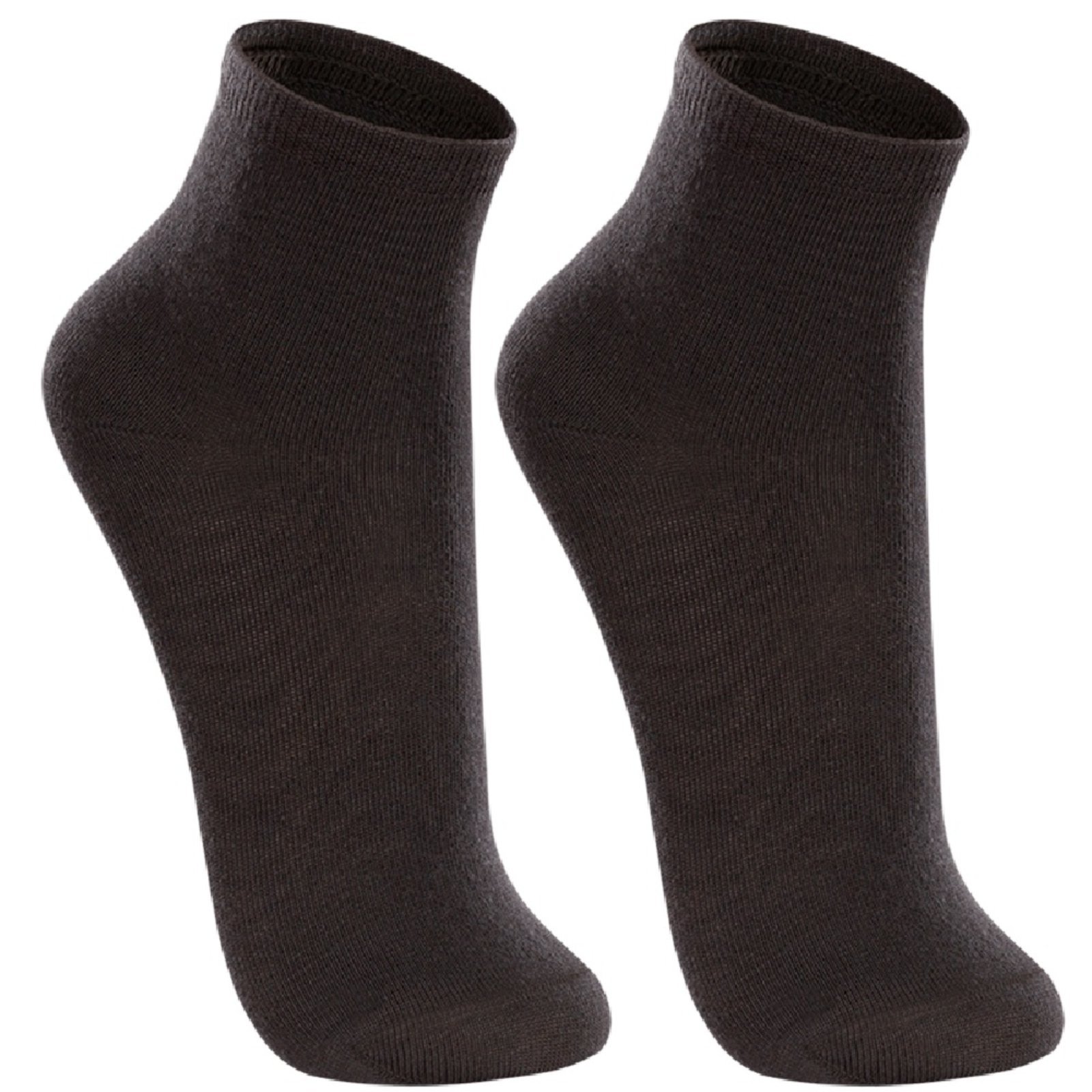 Vista 2 Meia Lupo Cano baixo - 2 pares preto Lupo preto
