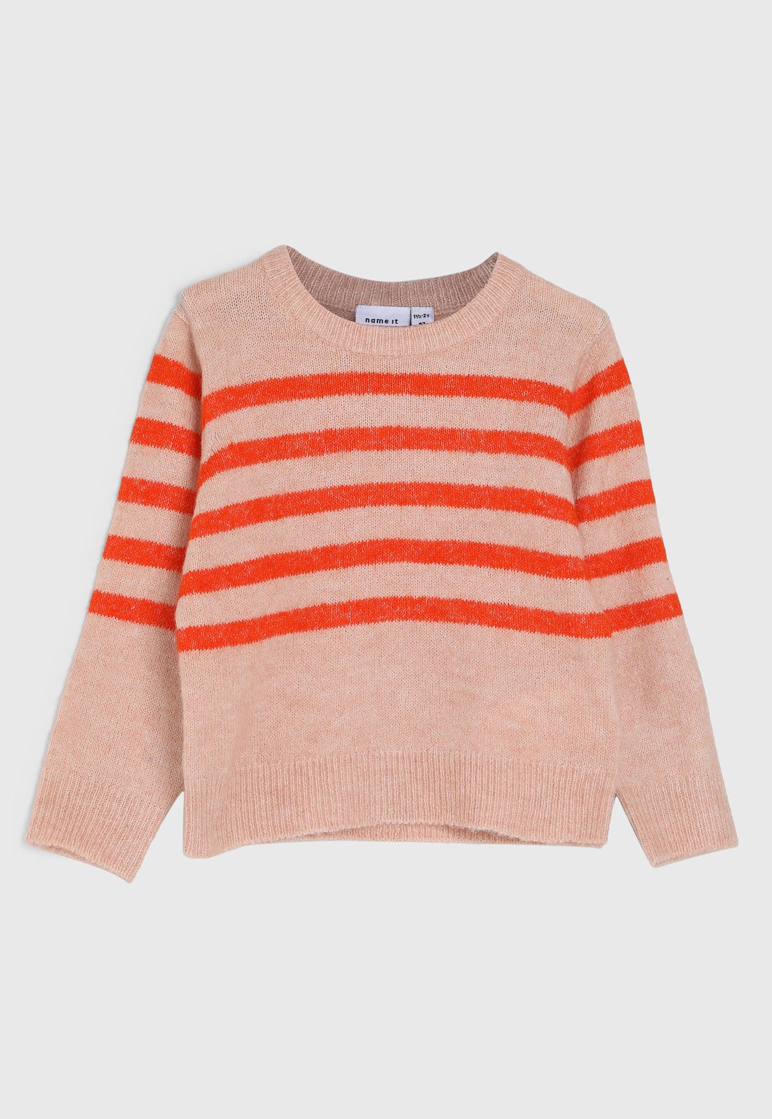 Infantil – Suéter Name It Listras Laranja