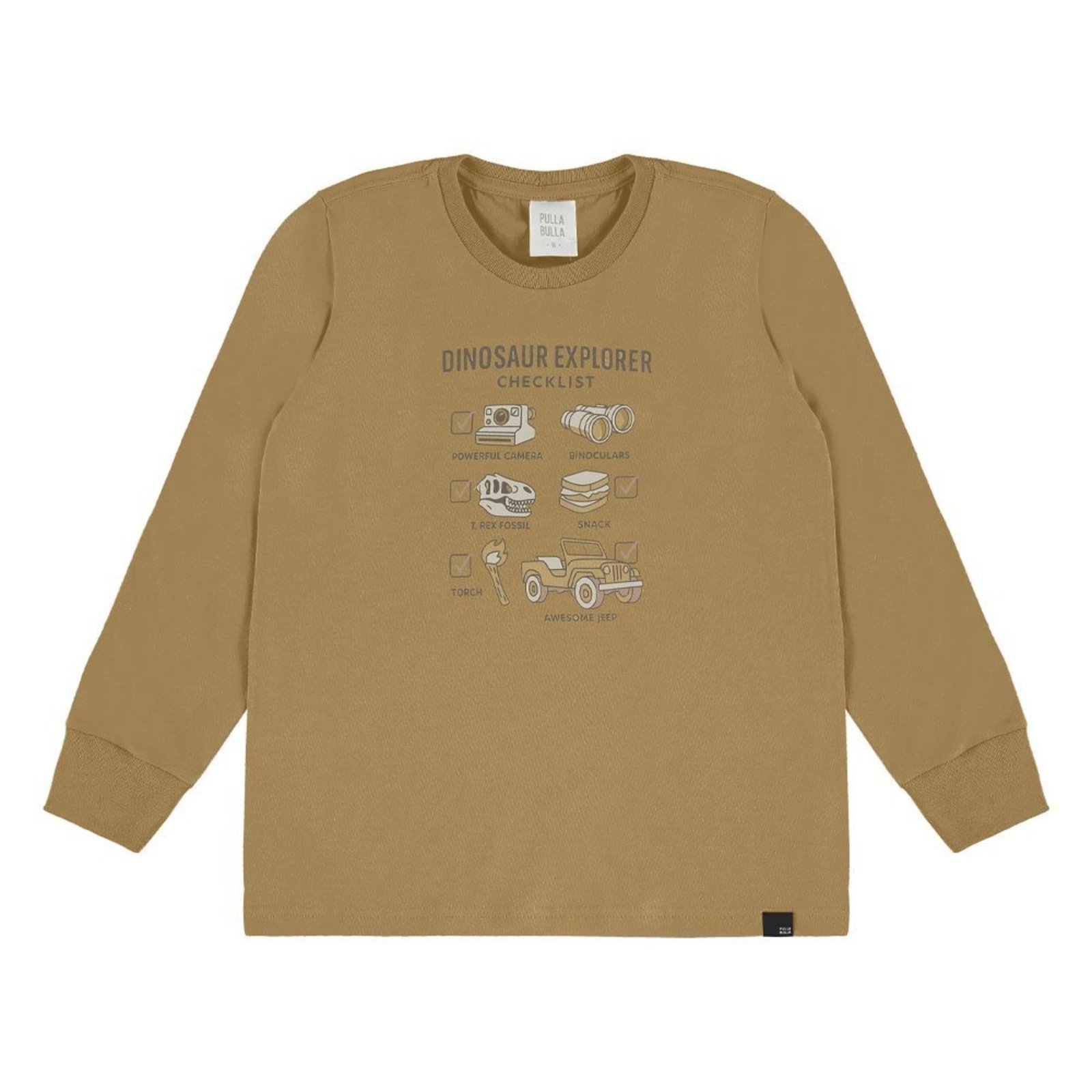 Infantil - Camiseta Natural Pulla Bulla Menino - 55362-416