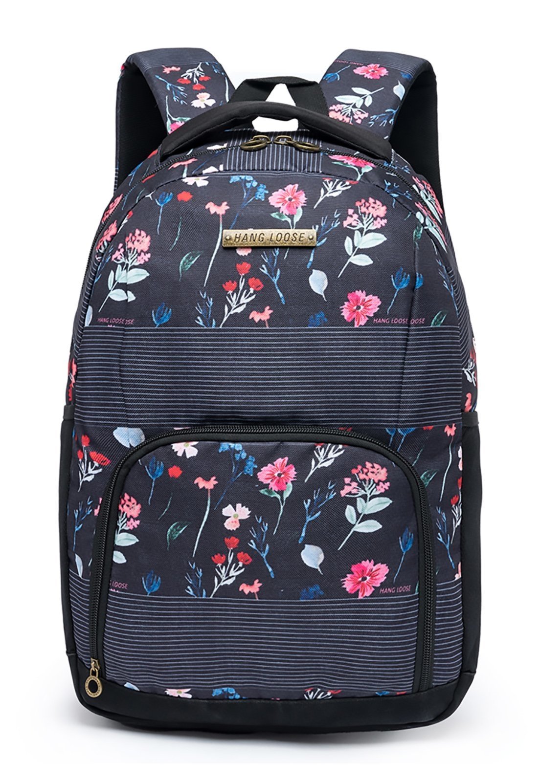 Mochila Hang Loose Garden Floral Original Preto