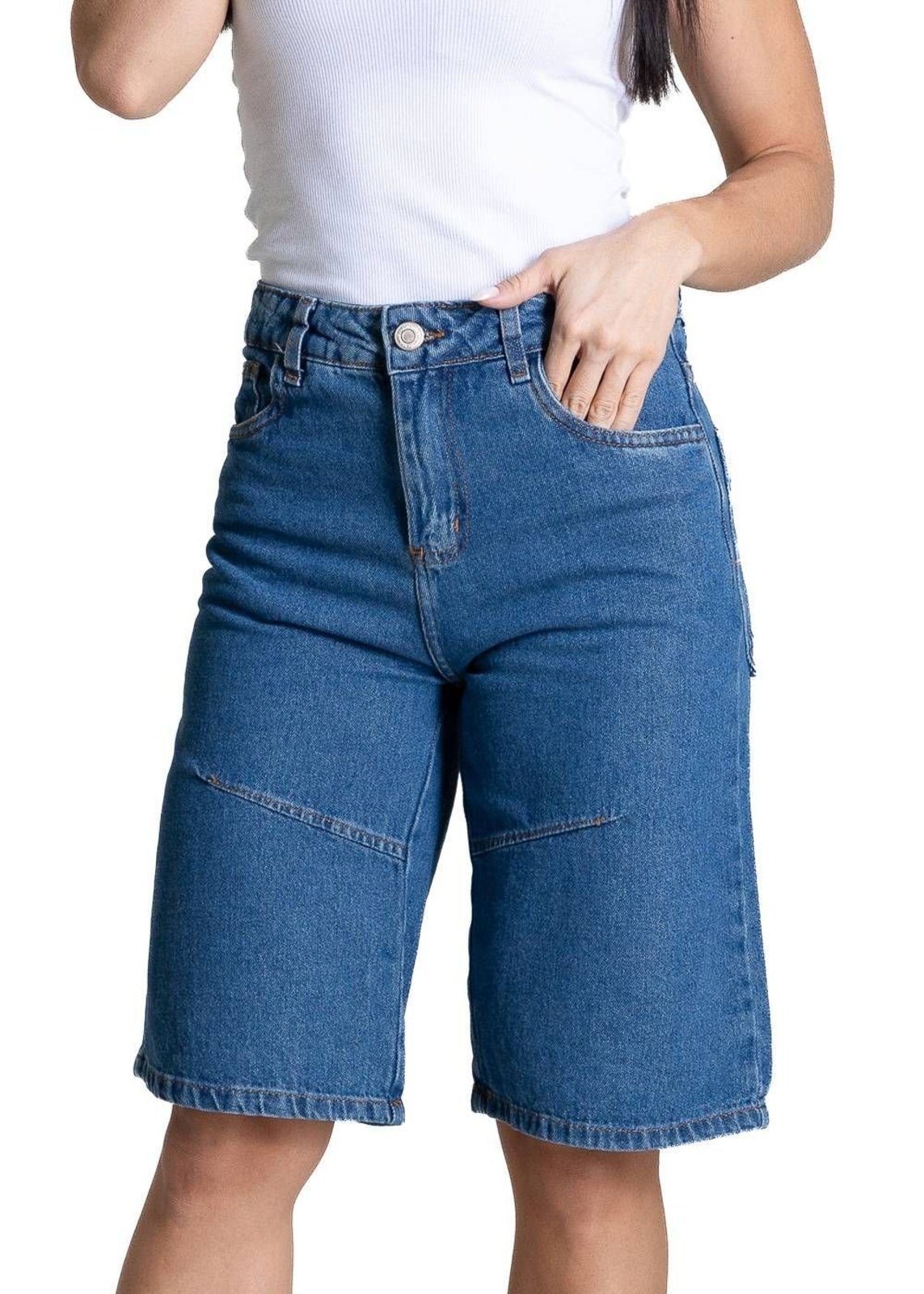 Bermuda Jeans Sawary - 284326 - Azul - Sawary