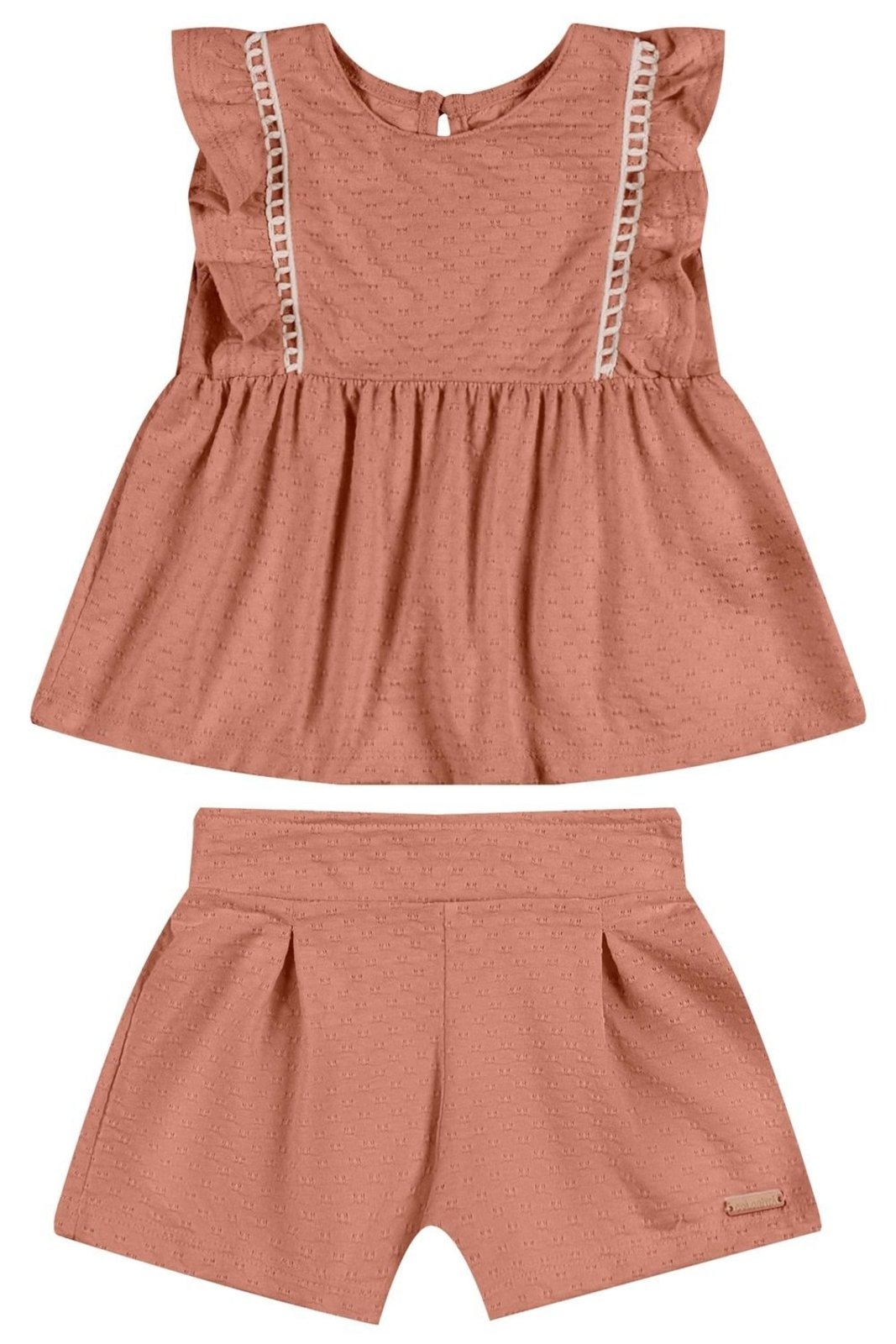Infantil - Conjunto Curto Menina Babados Colorittá — foto 3