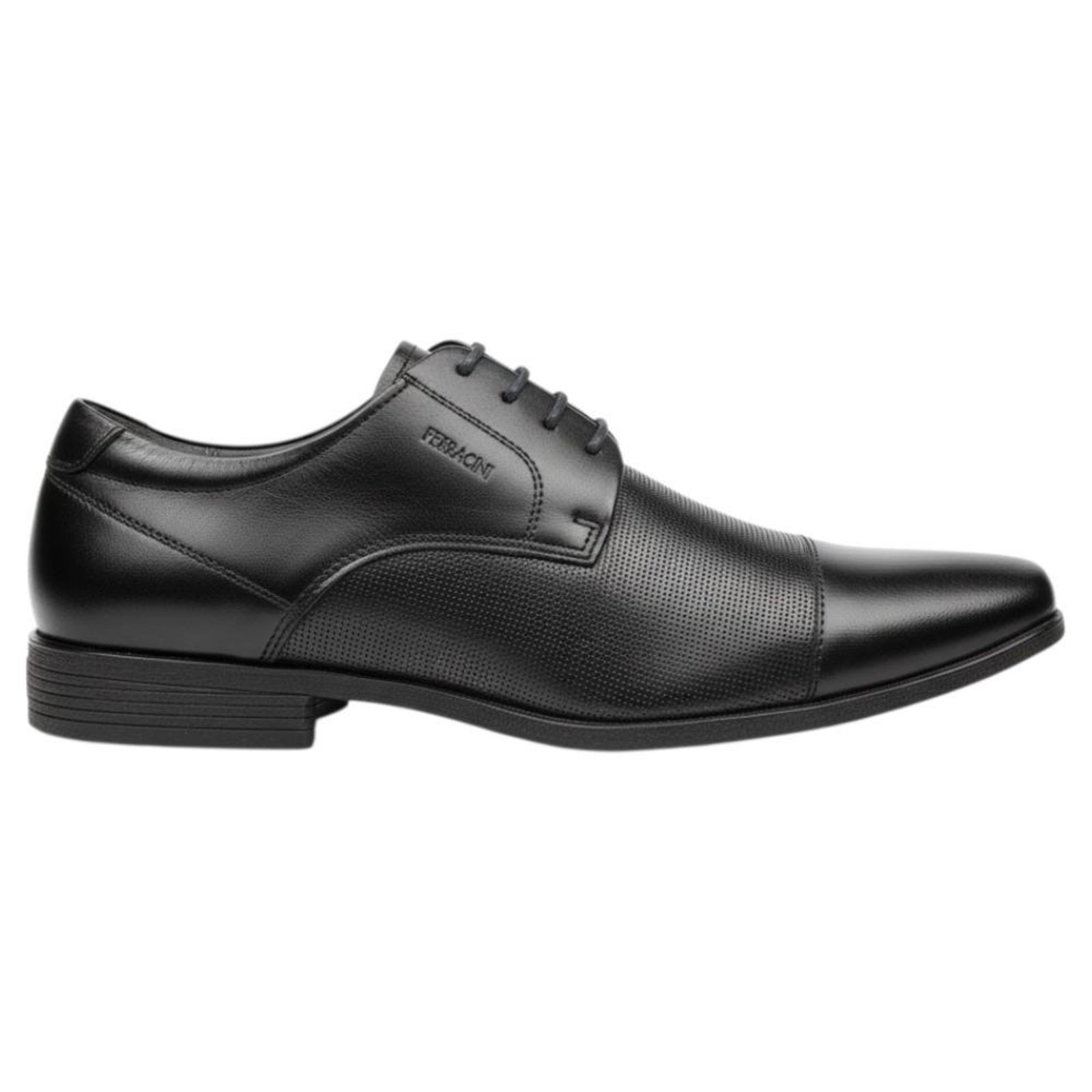 Sapato Social Ferracini Liverpool Masculino Preto Preto